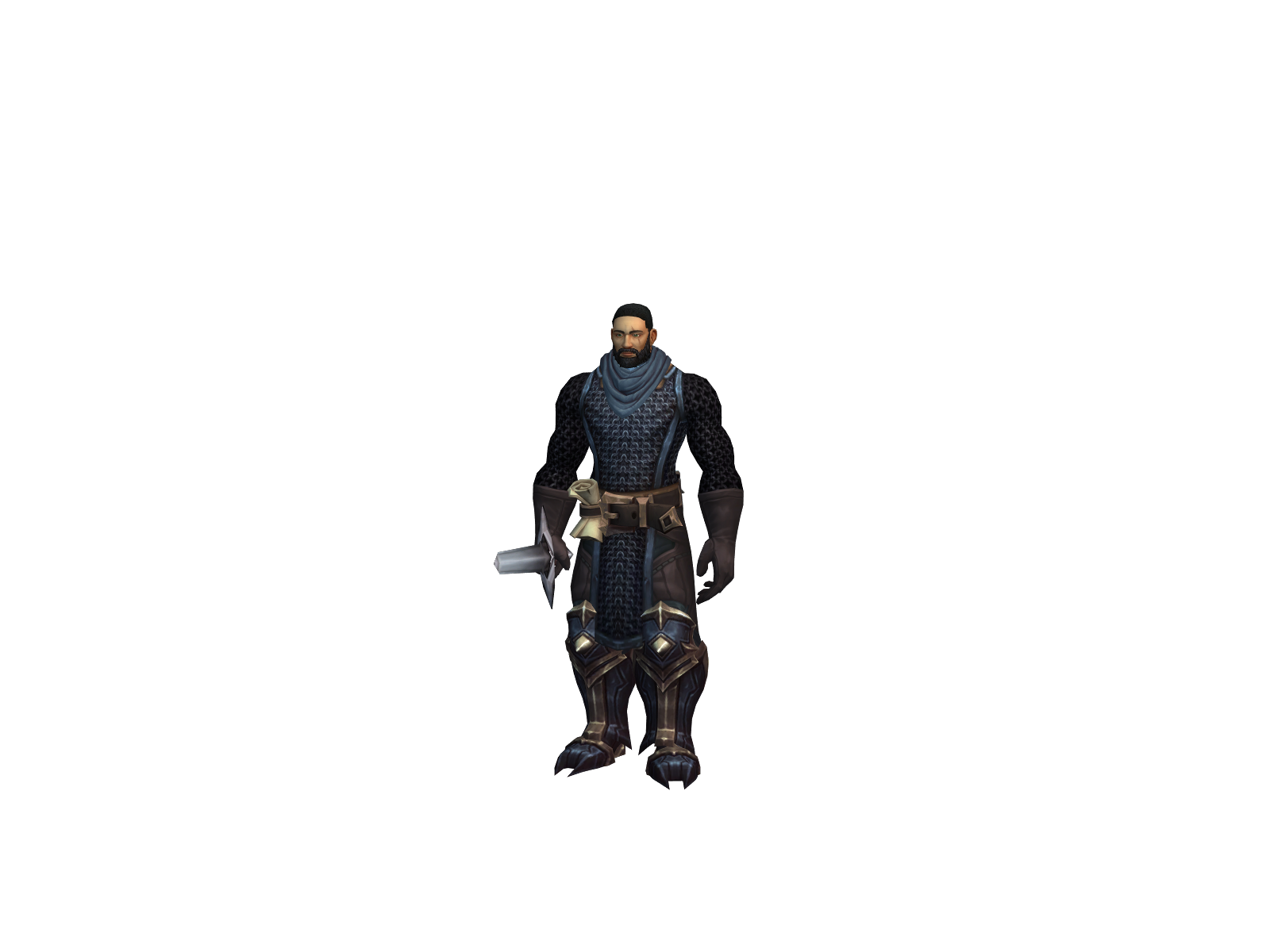 Augustus 3D character render