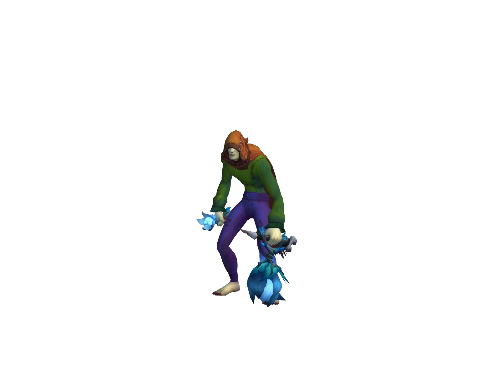 Makohi 3D character render