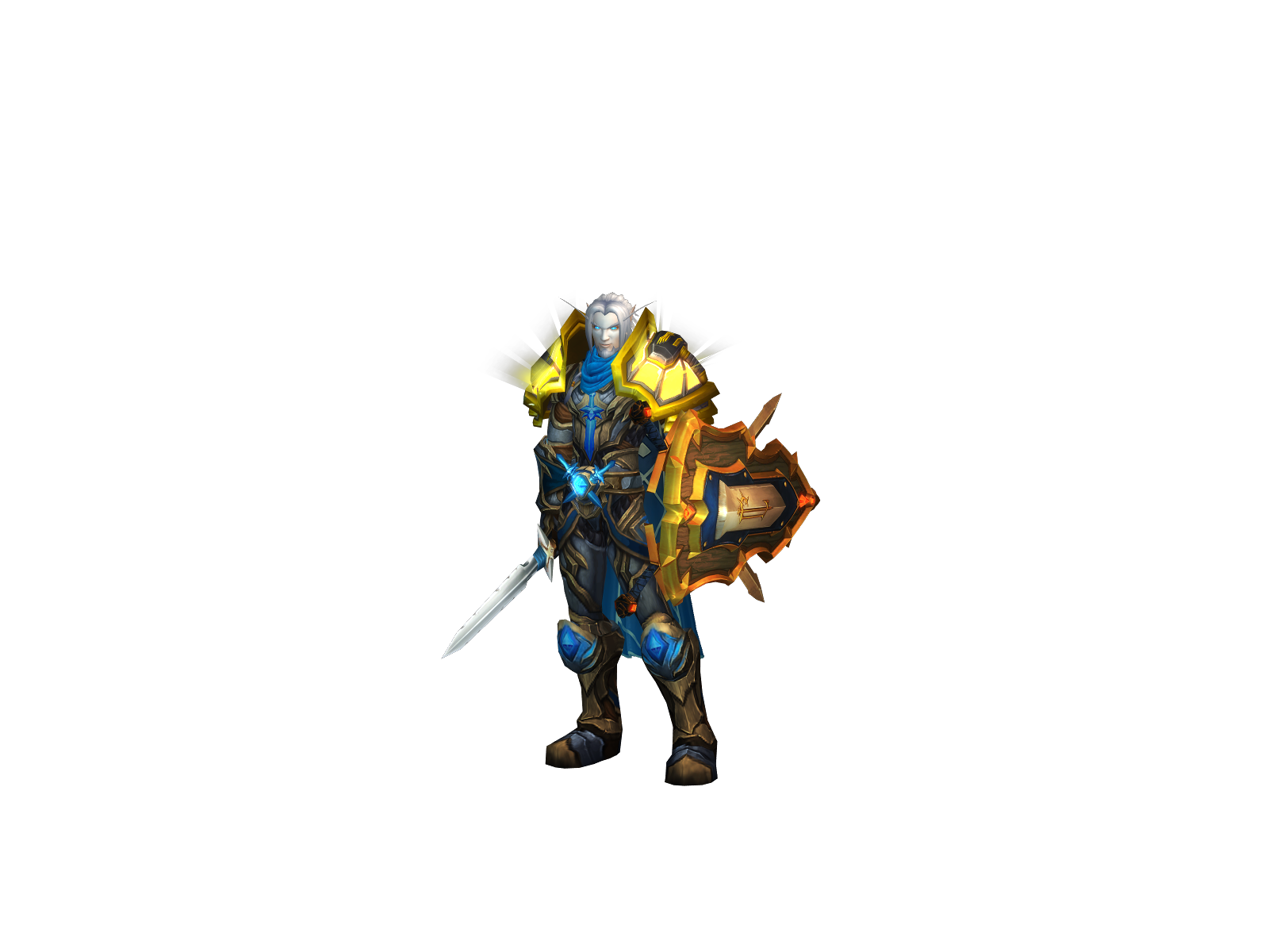 Baldër 3D character render