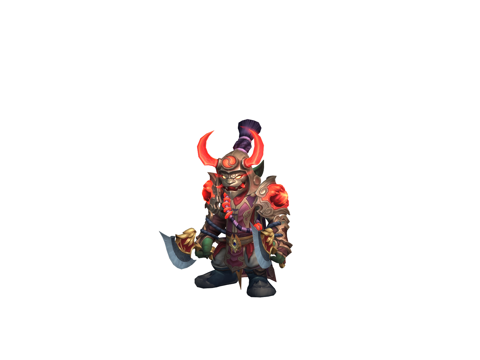 Harrlarry 3D character render
