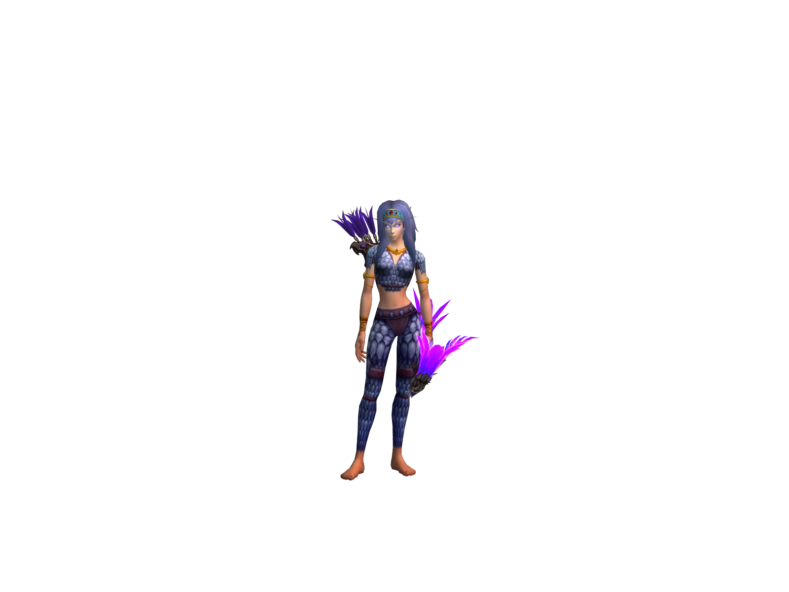 Pnrple WoW character banner
