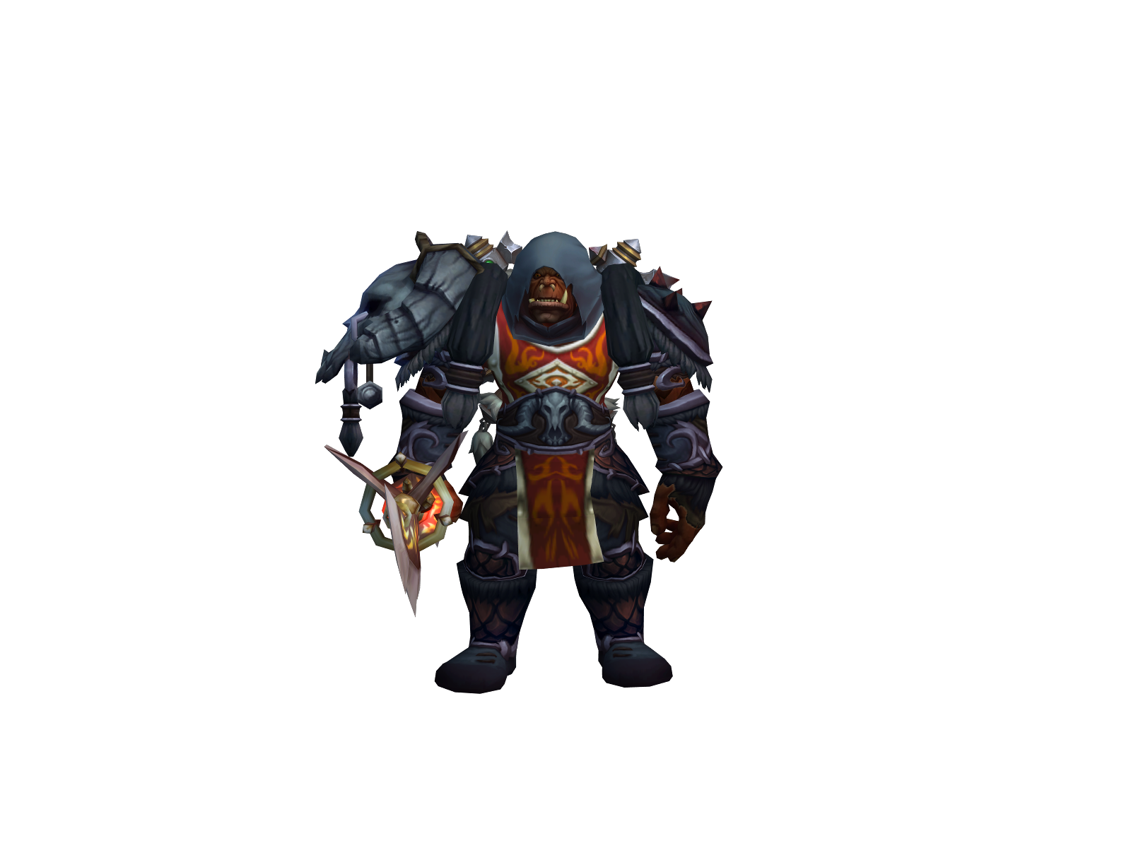 Gergork 3D character render