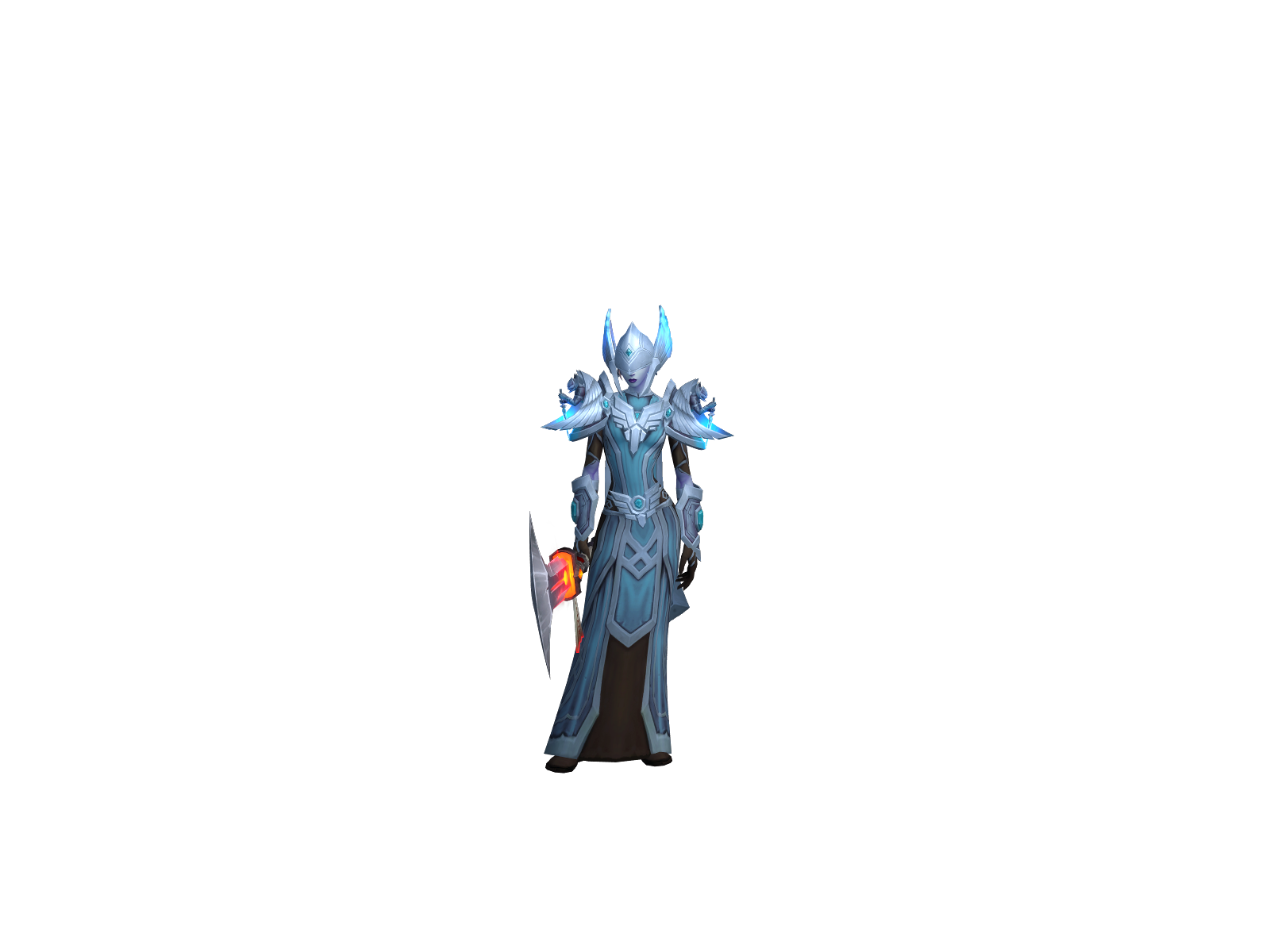 Aletha 3D character render