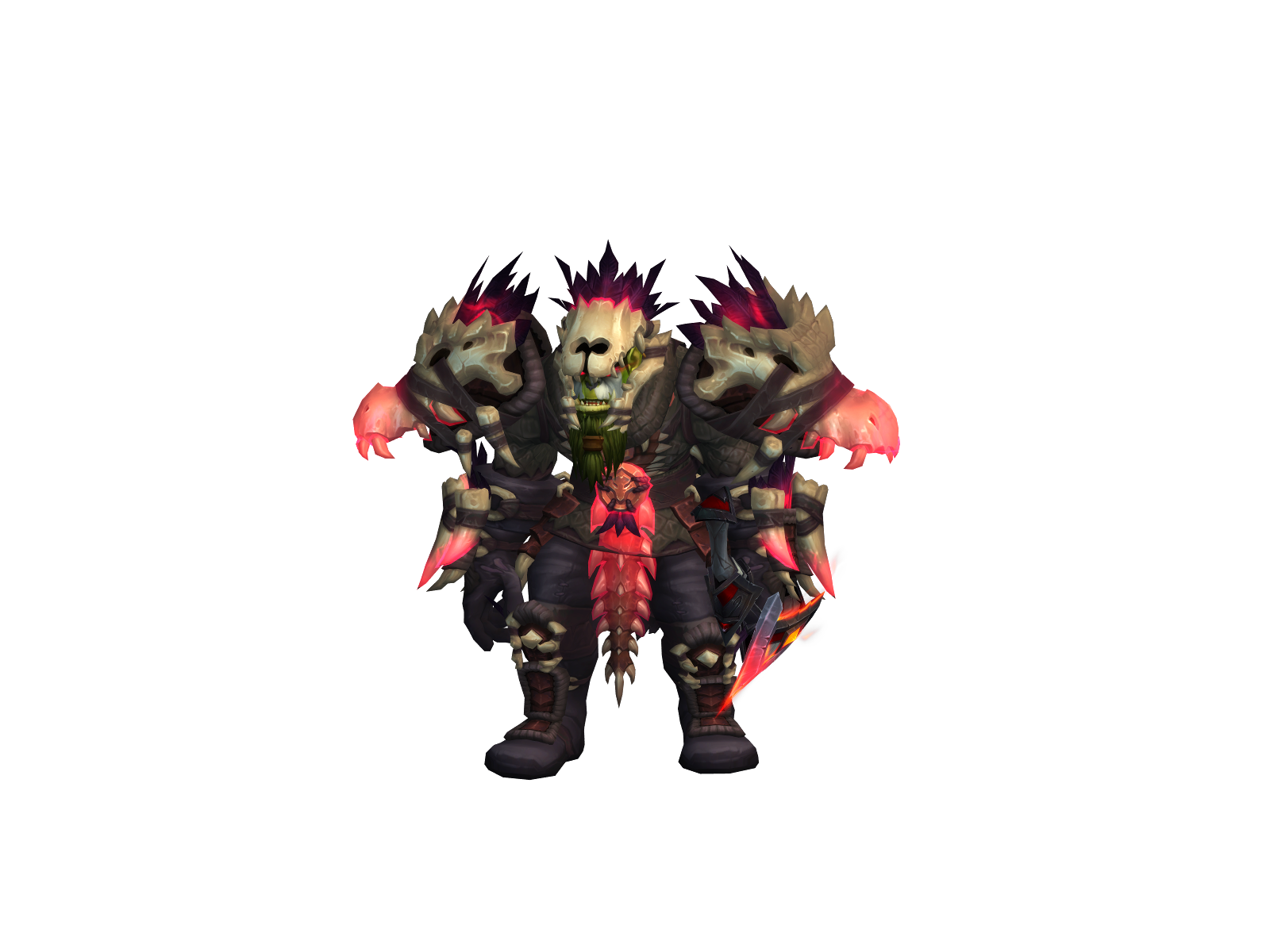 Orchunter 3D character render