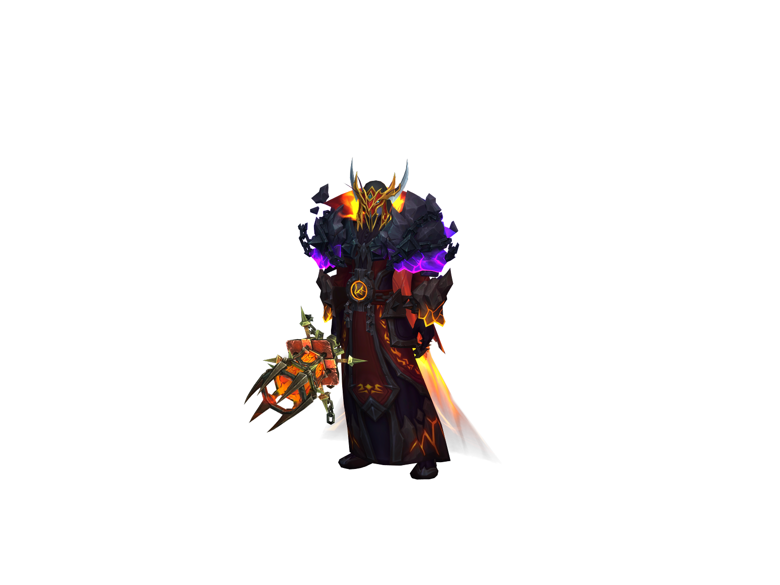 Elvenwarlock 3D character render
