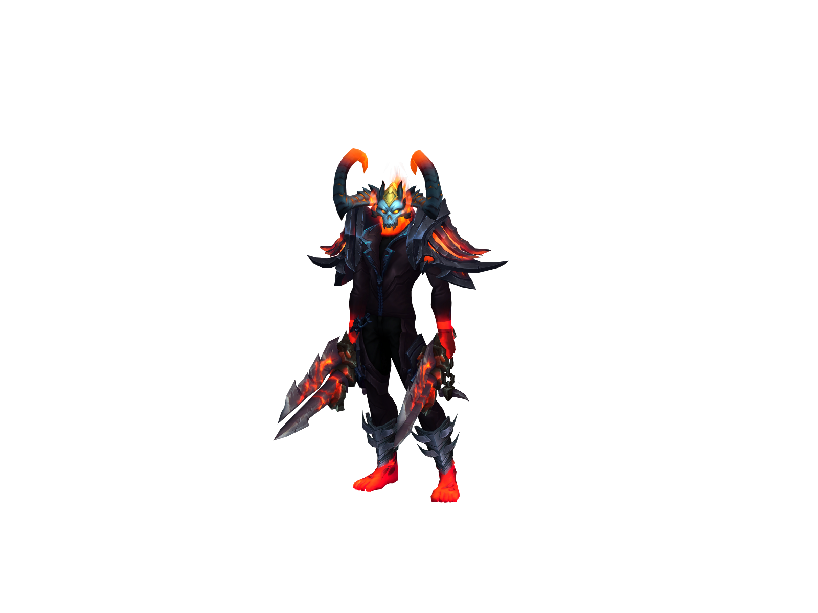 Ghostrider 3D character render