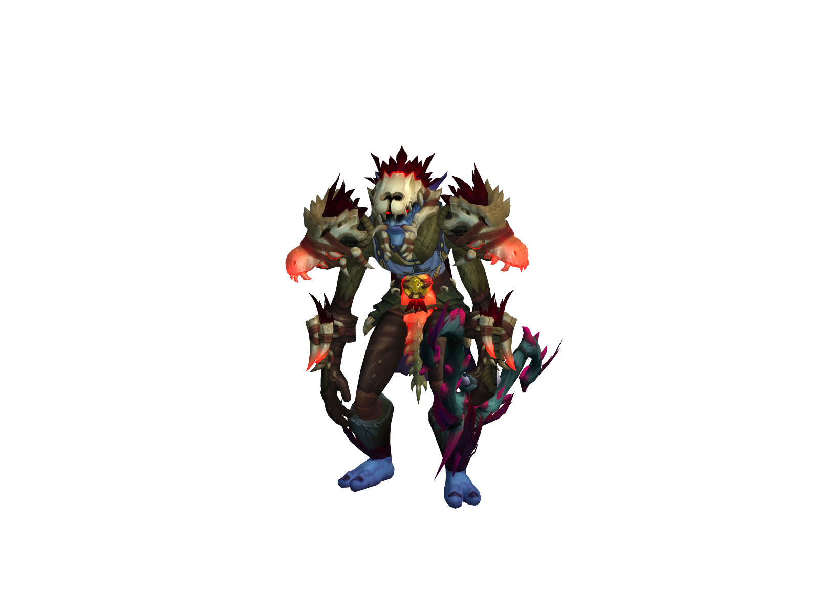Gumpugh 3D character render