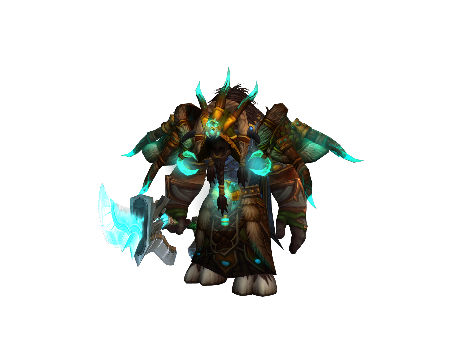 Overrpowered 3D character render