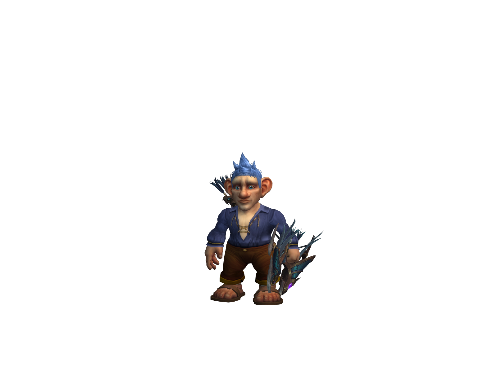 Finito 3D character render