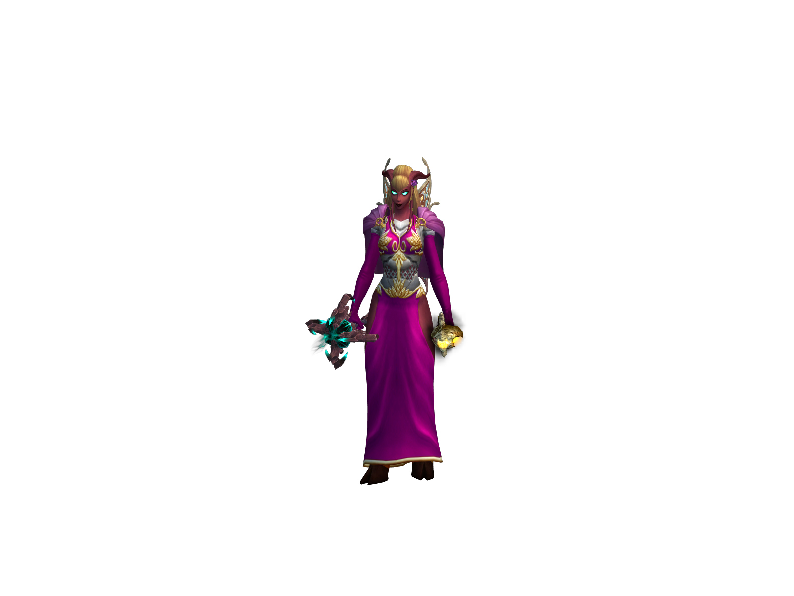 Pérrywinklé 3D character render