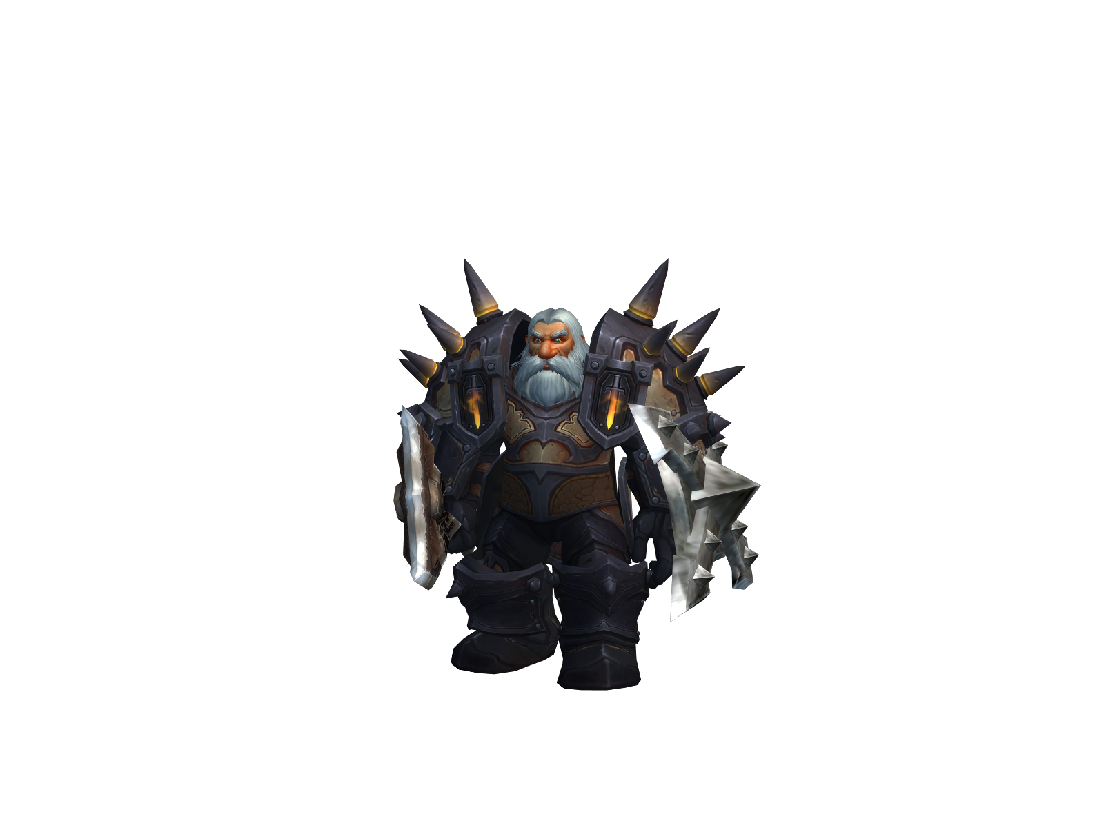 Papasmurff 3D character render