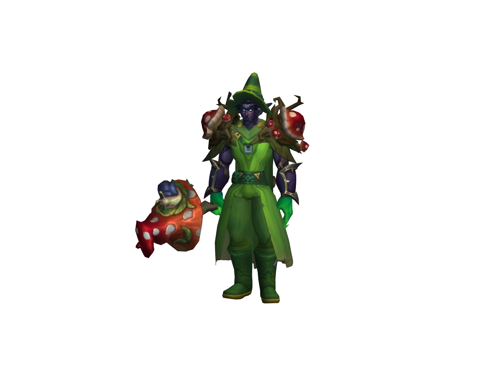Protacious 3D character render