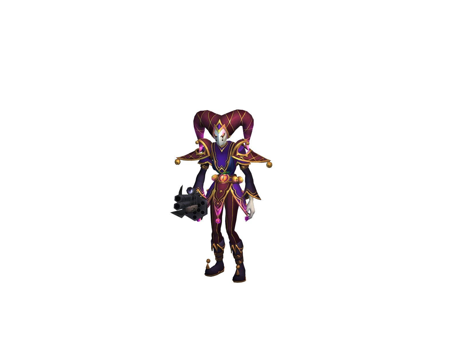 Fatgothtids 3D character render