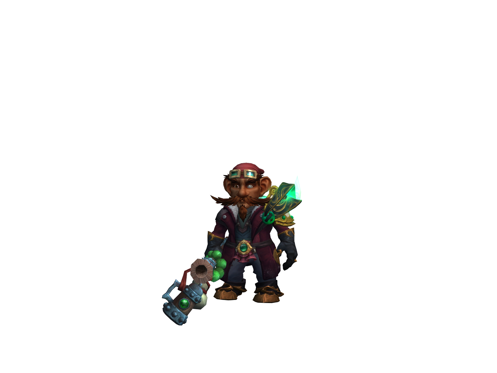 Gobagool 3D character render