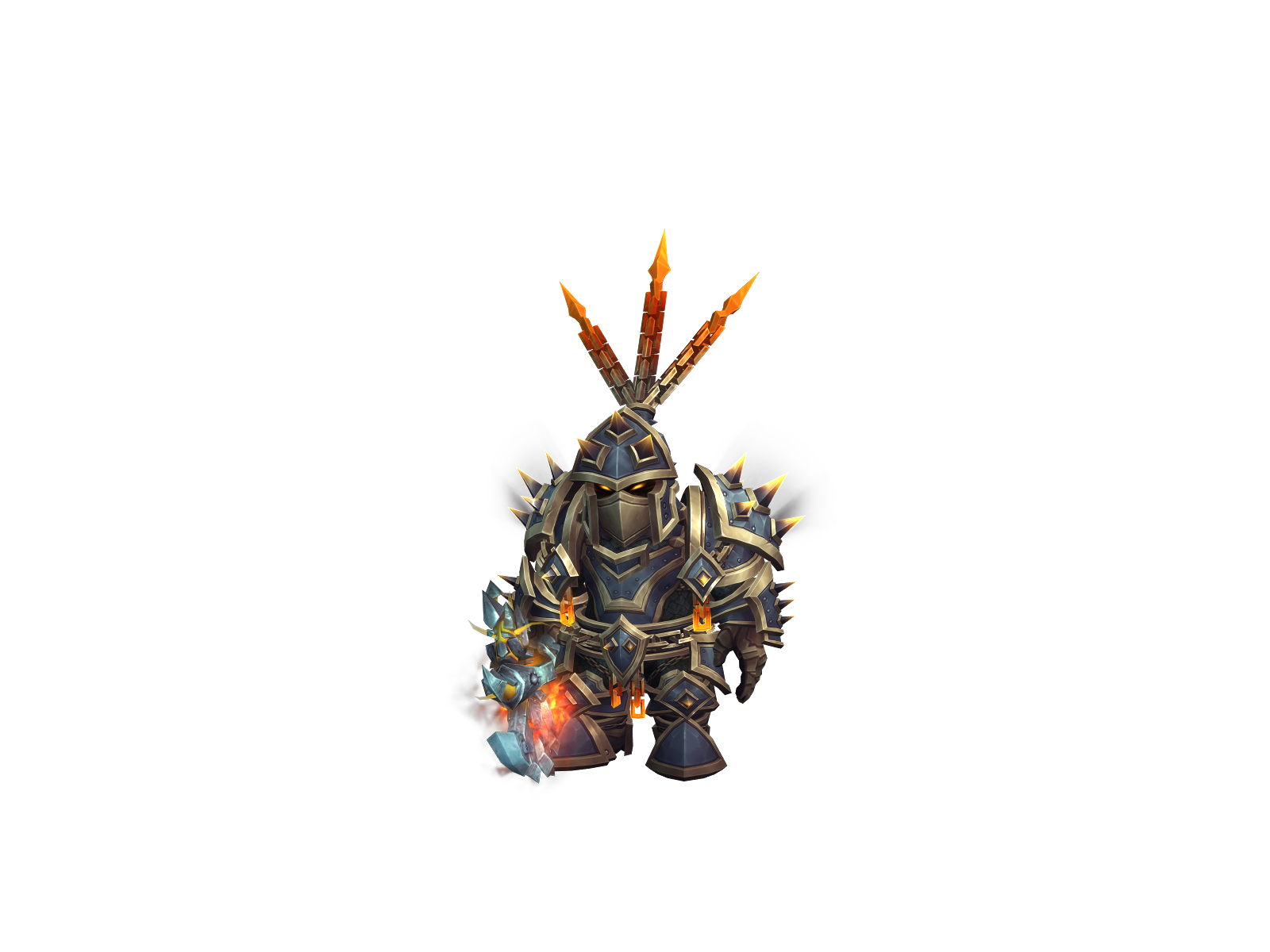 Demolish 3D character render