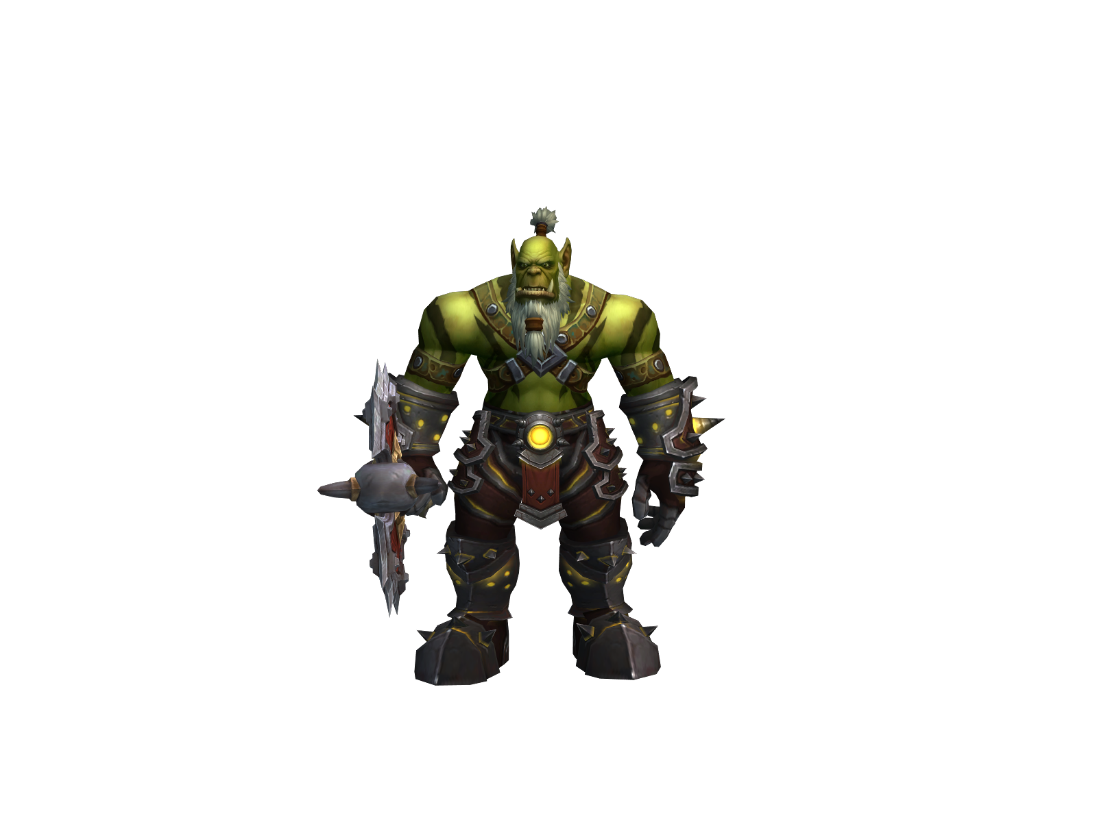 Broxarok 3D character render