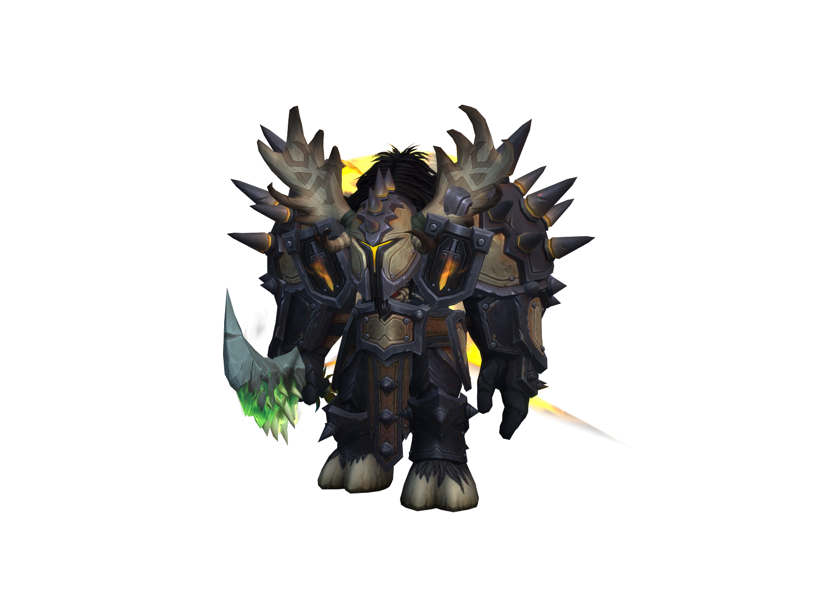 Softbaked 3D character render
