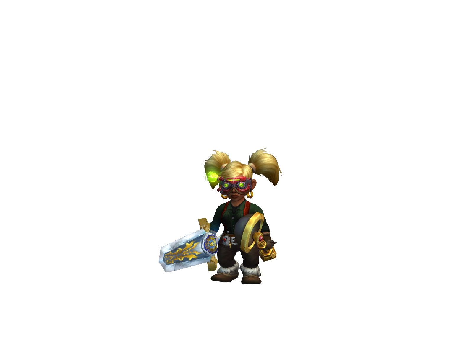 Meganthestal 3D character render