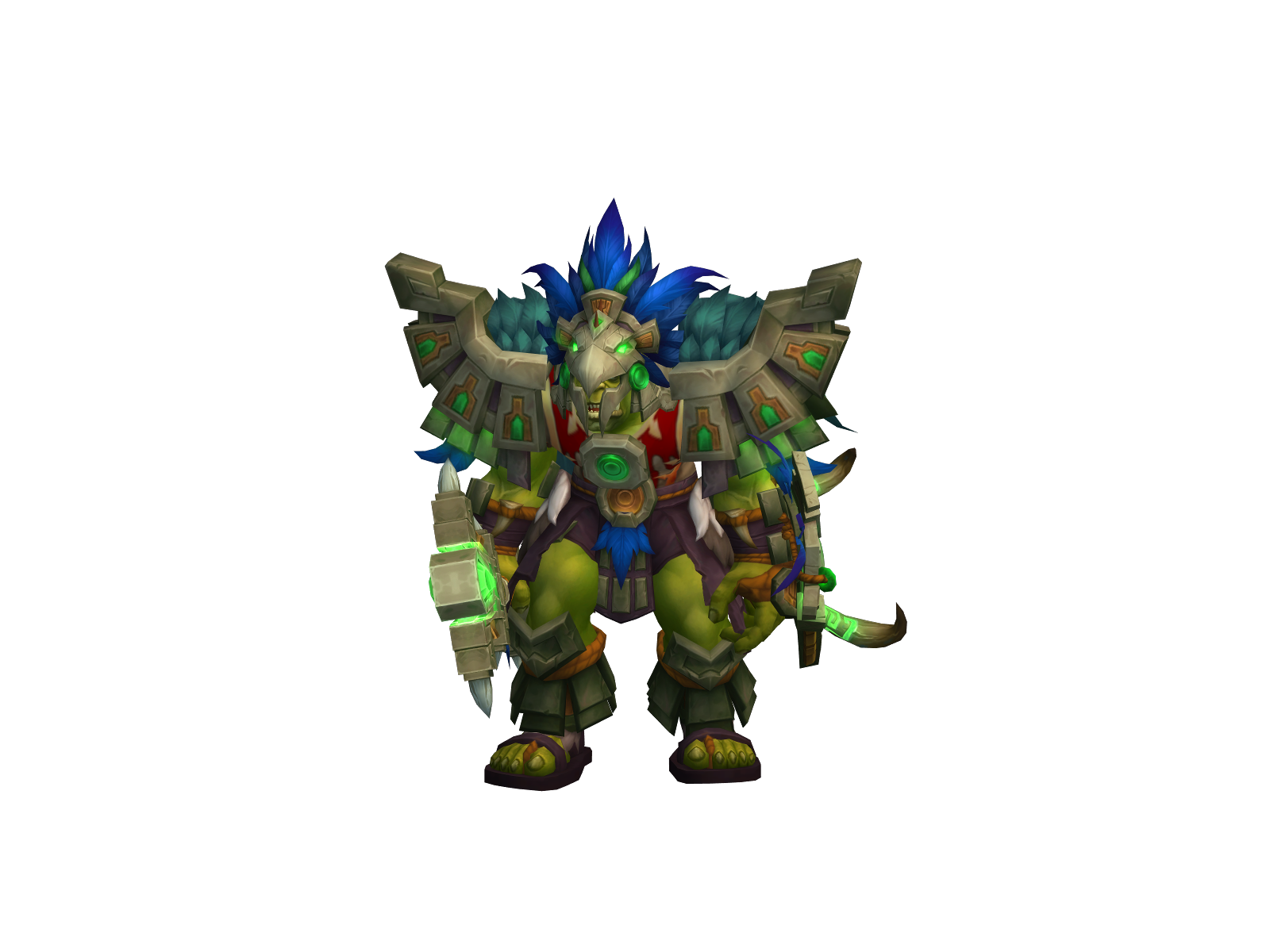 Djinfamous 3D character render