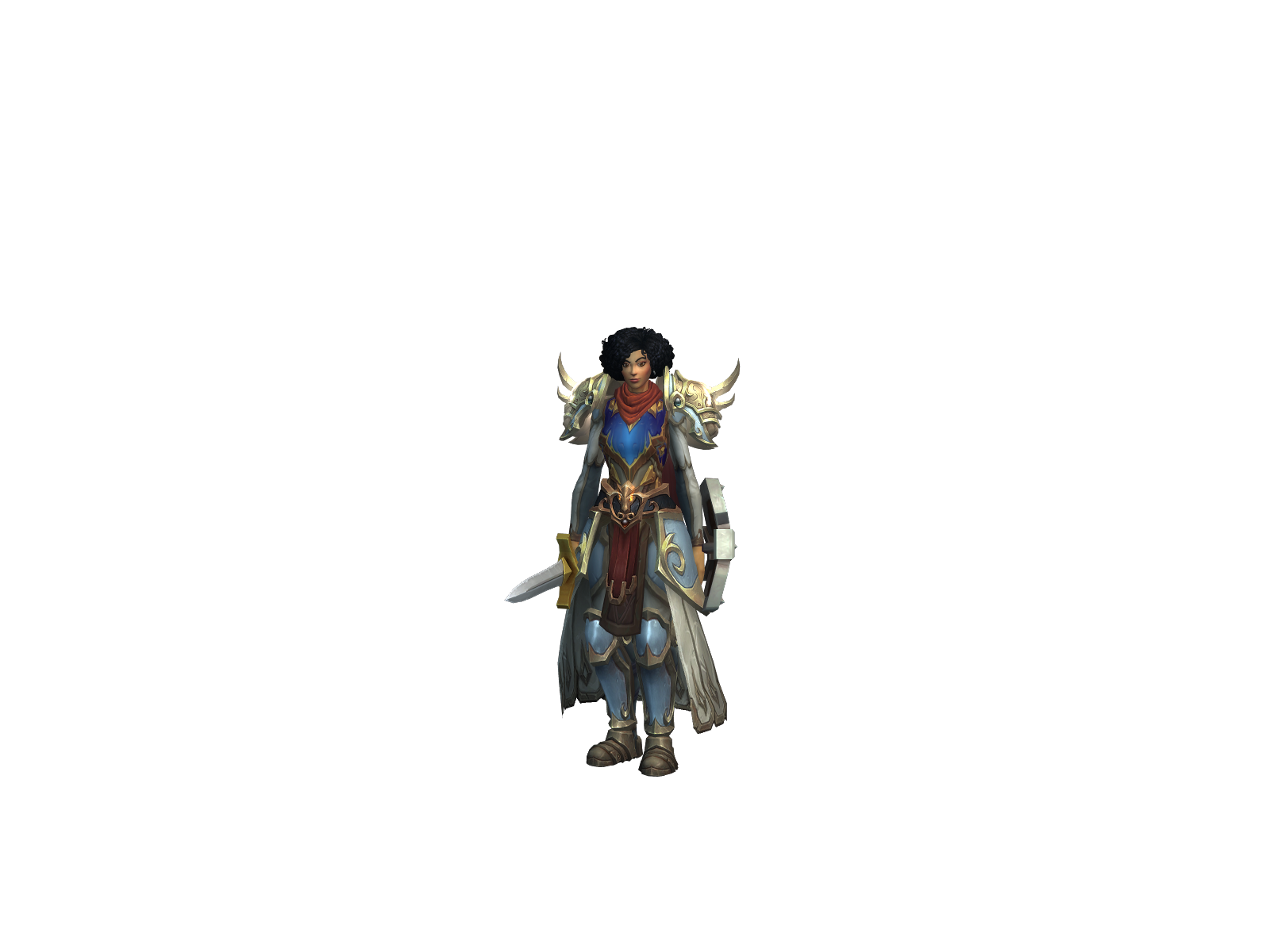 Alucide 3D character render