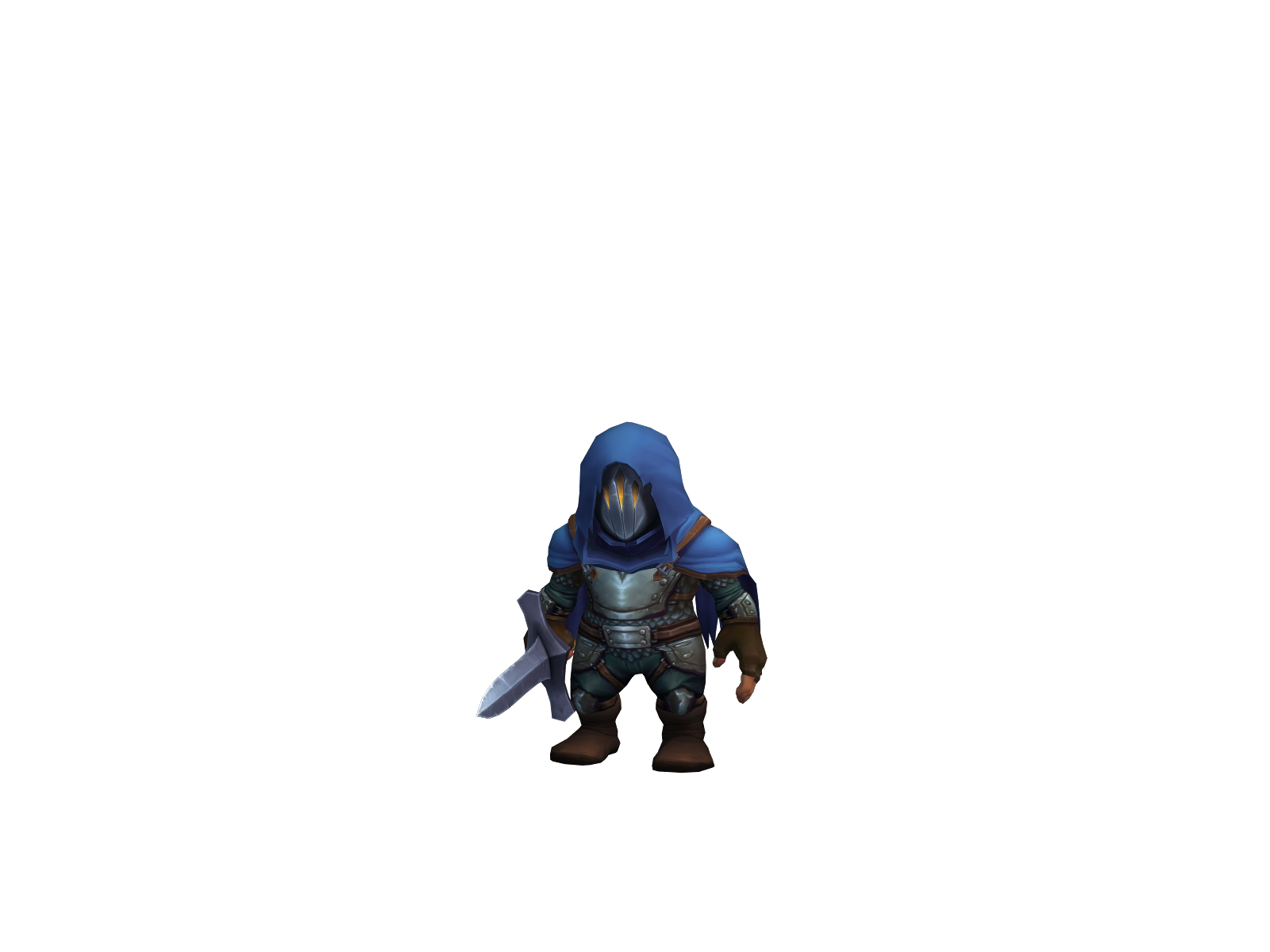 Dabier 3D character render
