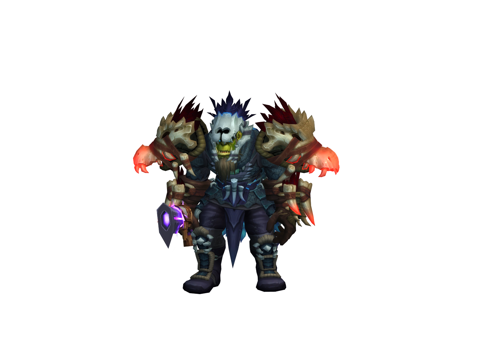 Hoogegapepie 3D character render