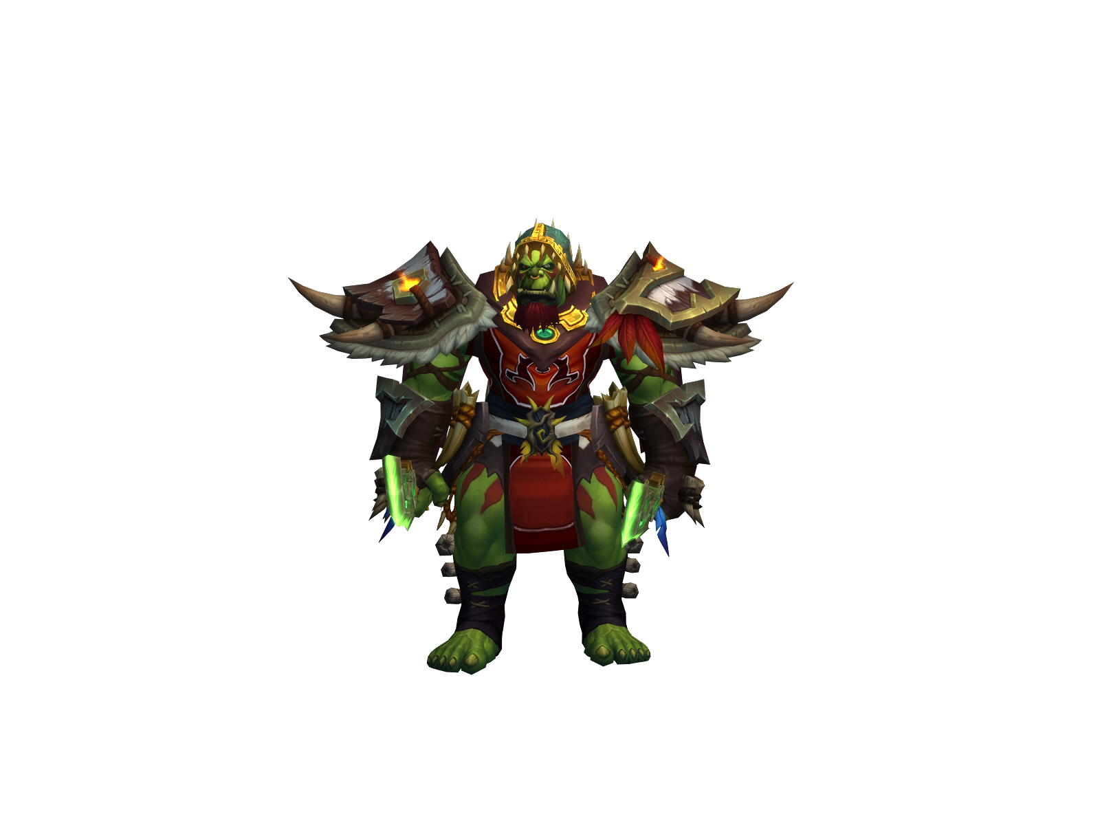 Zigzags 3D character render