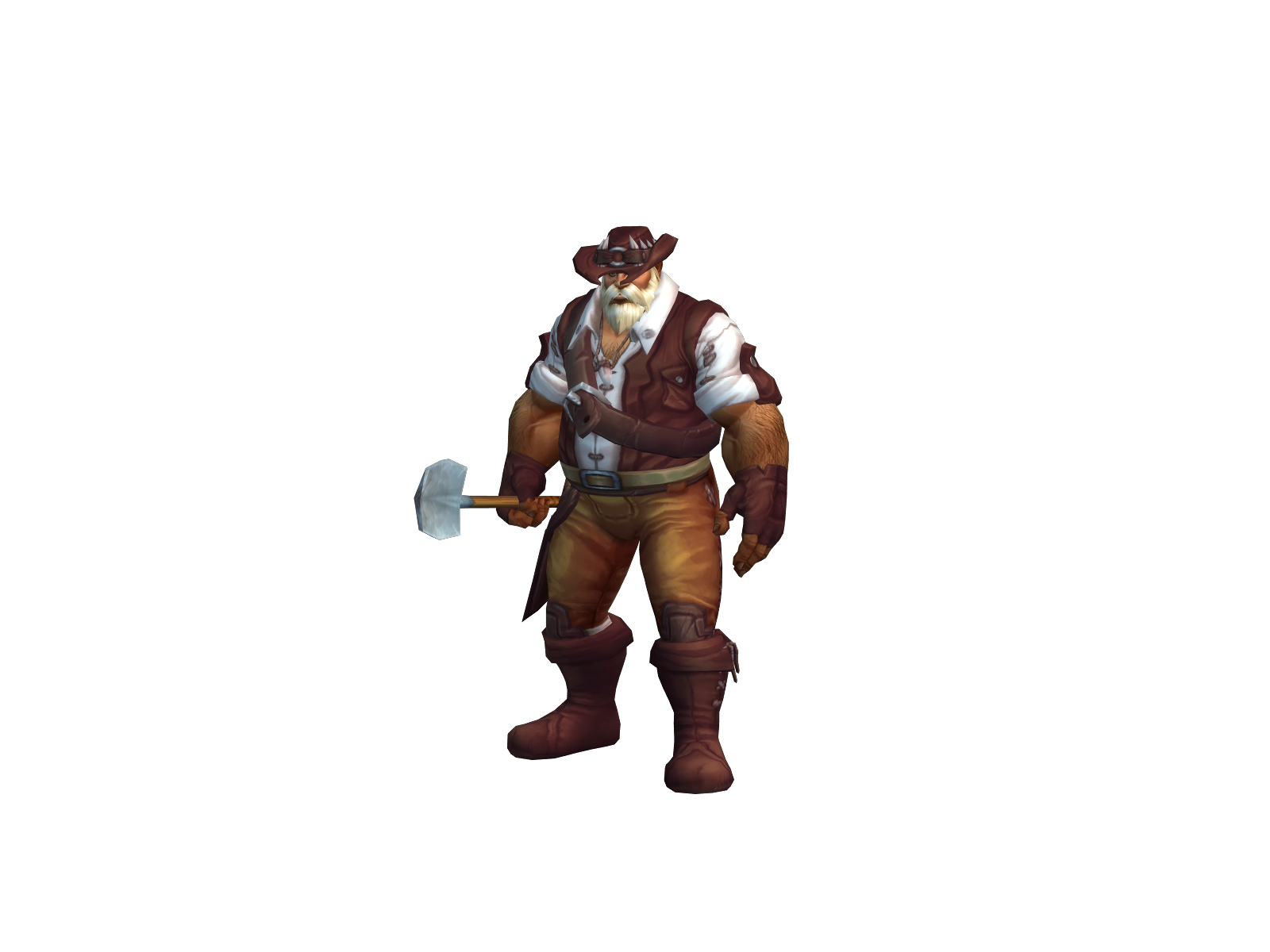 Bregulster 3D character render