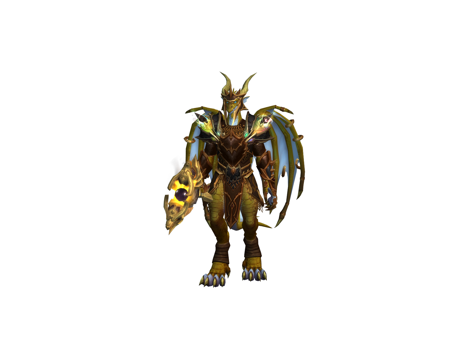 Flamedramon 3D character render
