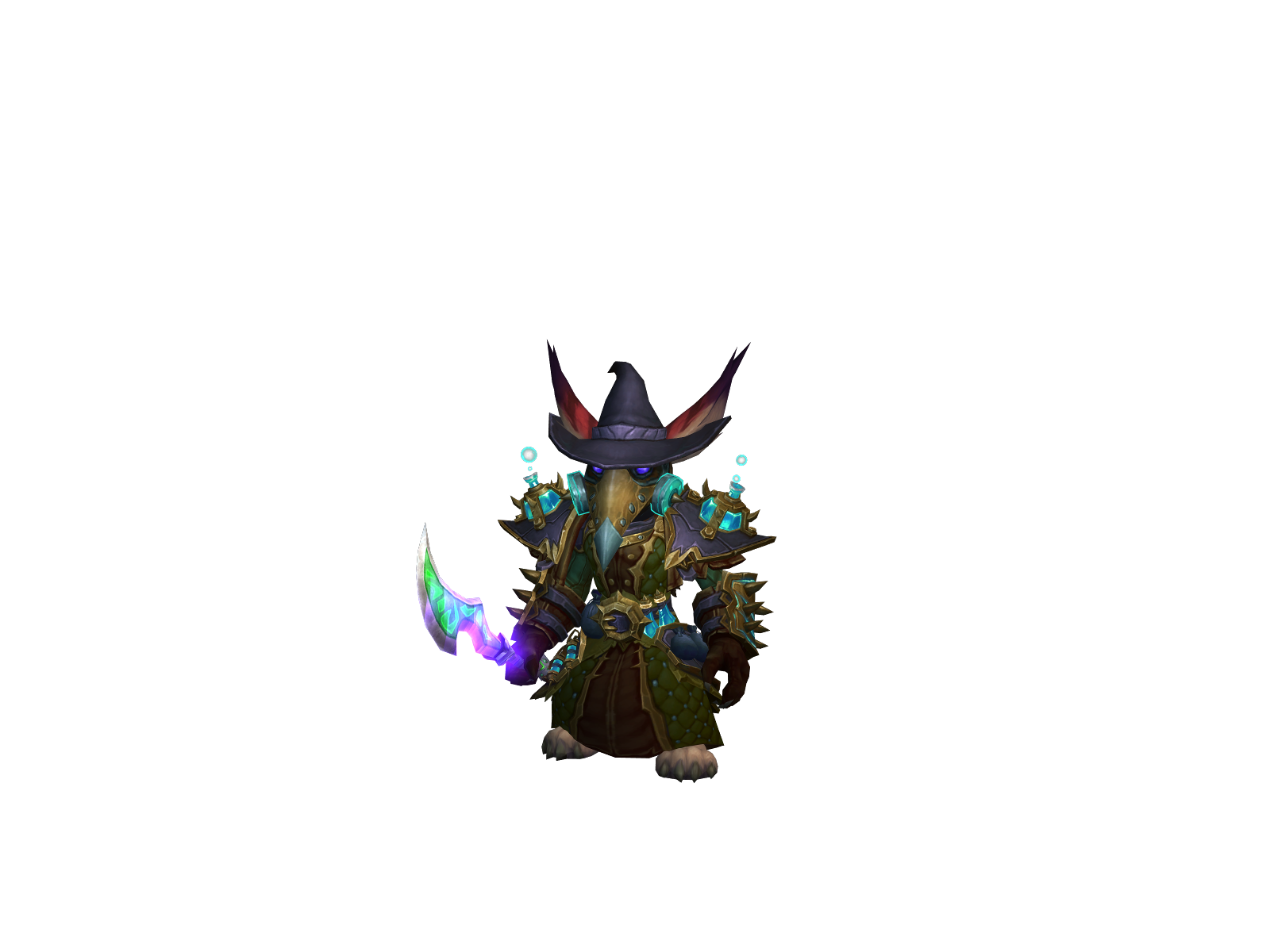 Wì 3D character render