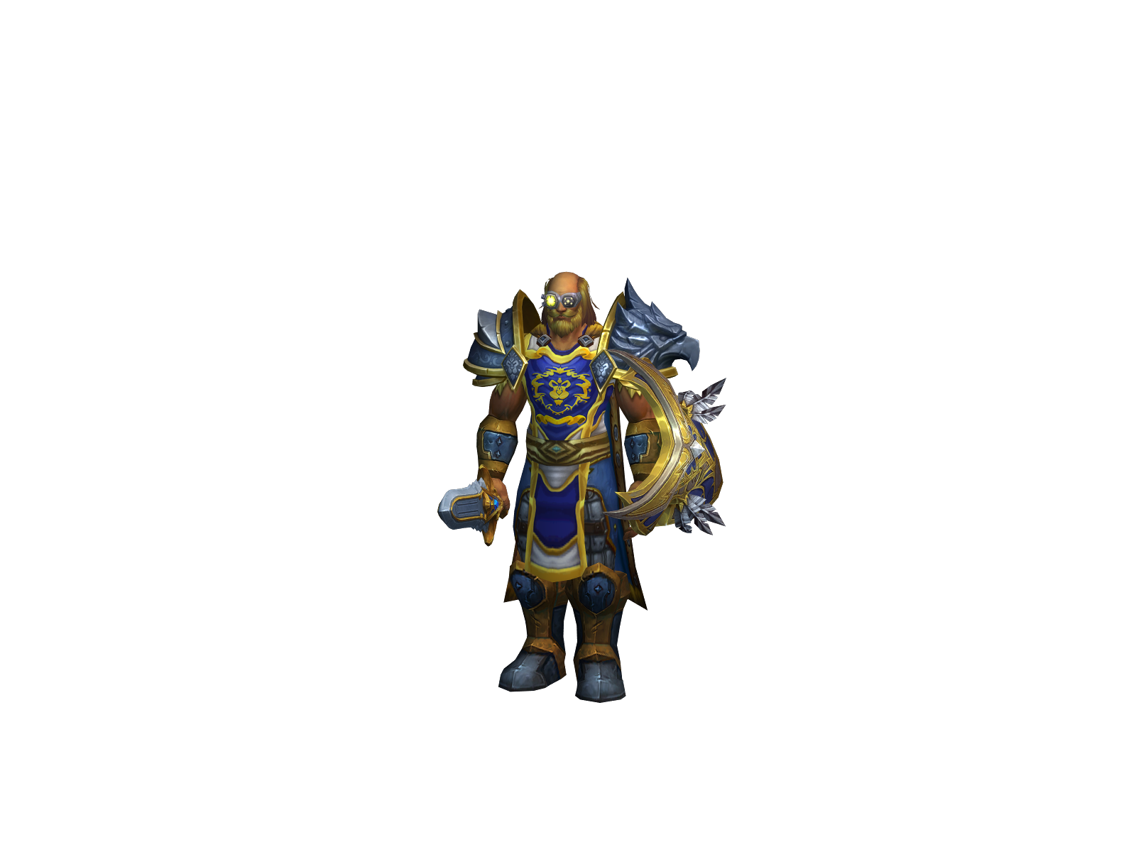 Shieldheart 3D character render