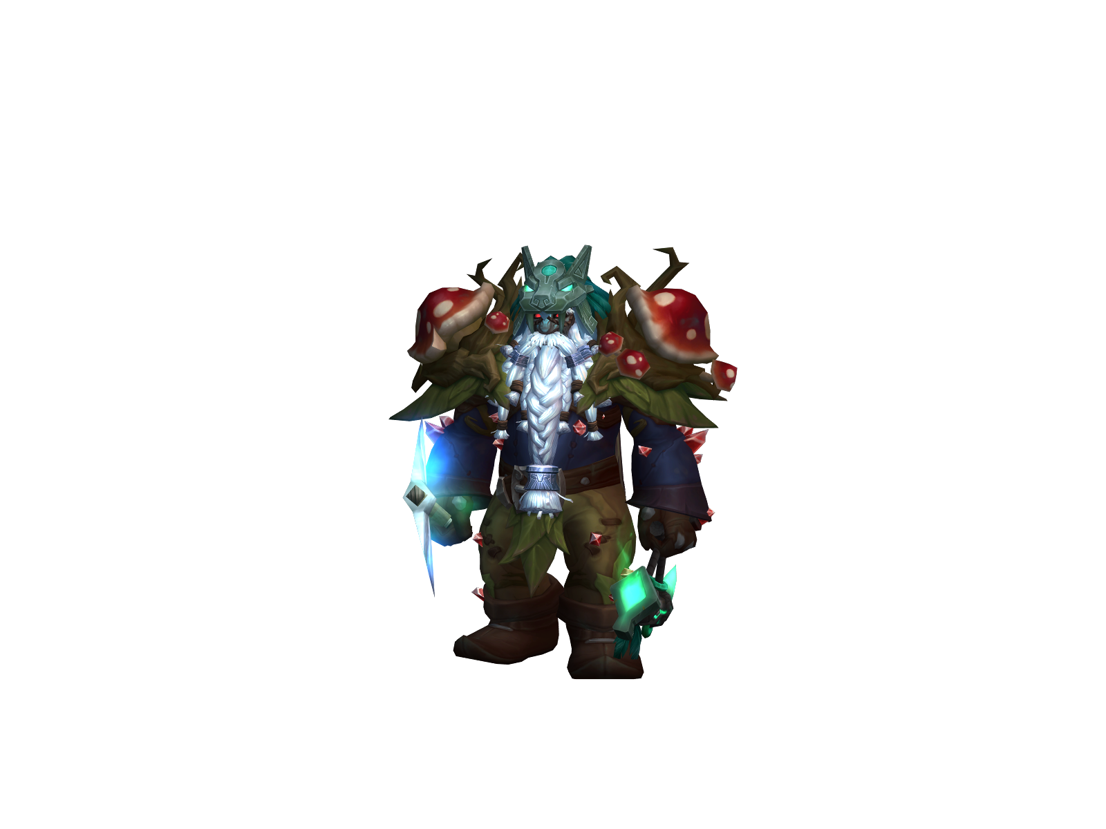 Emberthane 3D character render