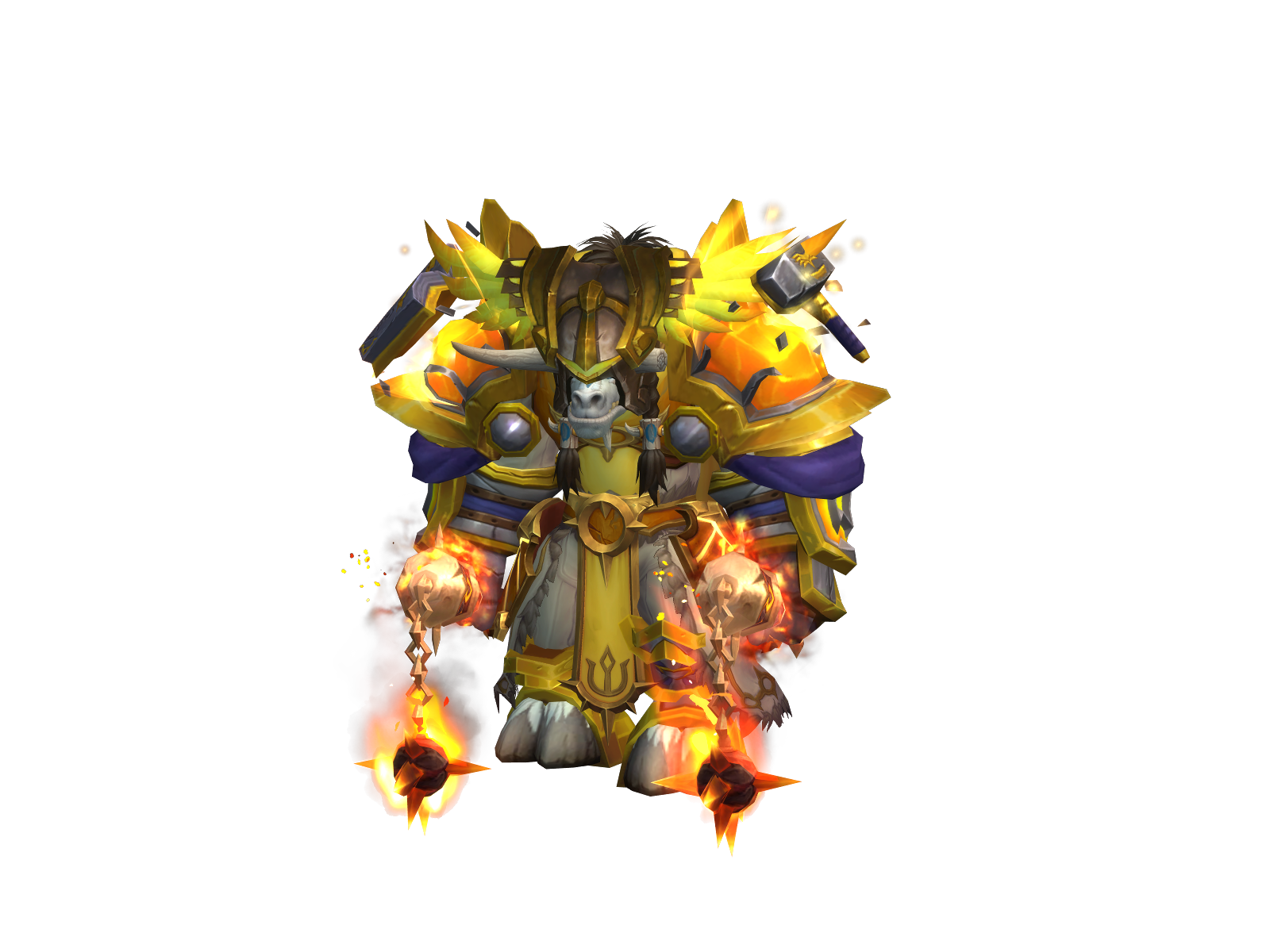 Plaguedhorn 3D character render