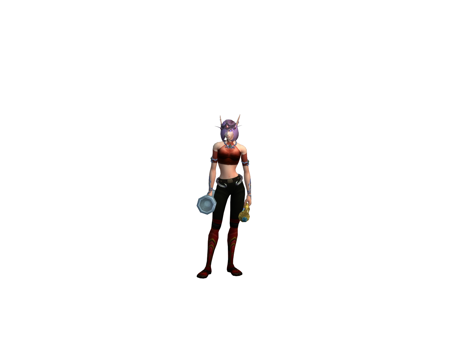 Selliana 3D character render