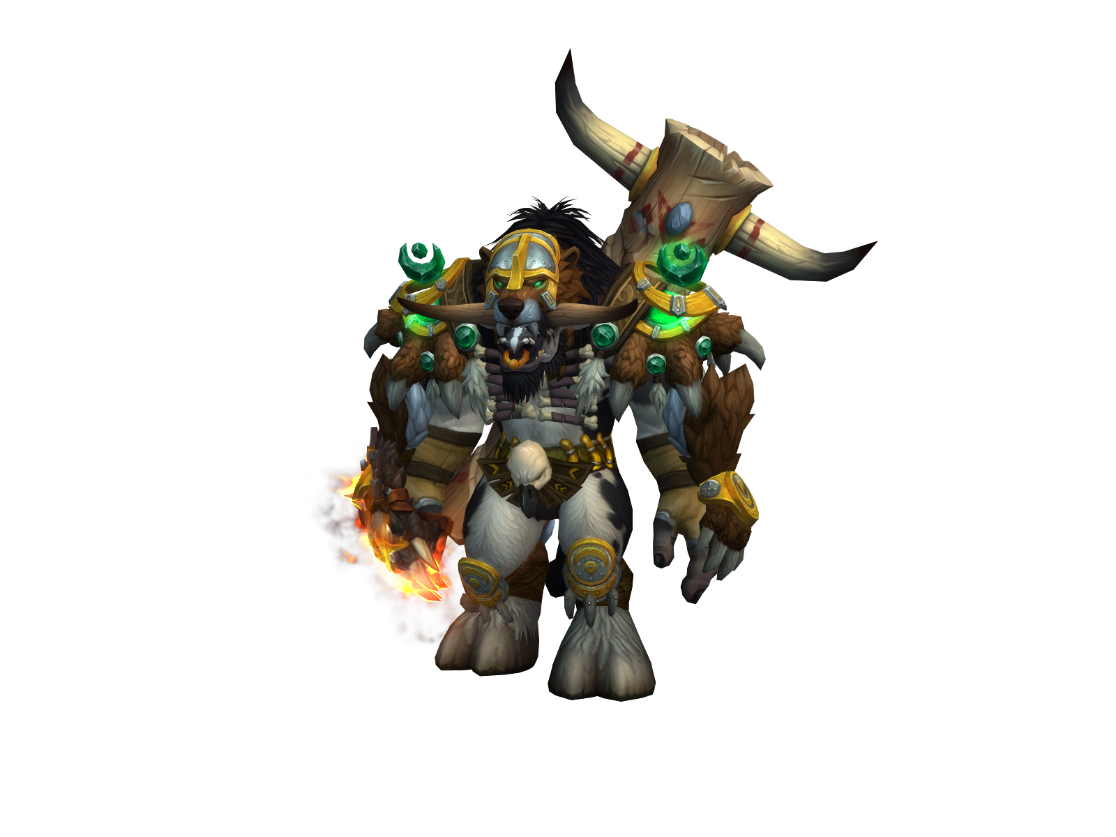 Cowbear 3D character render