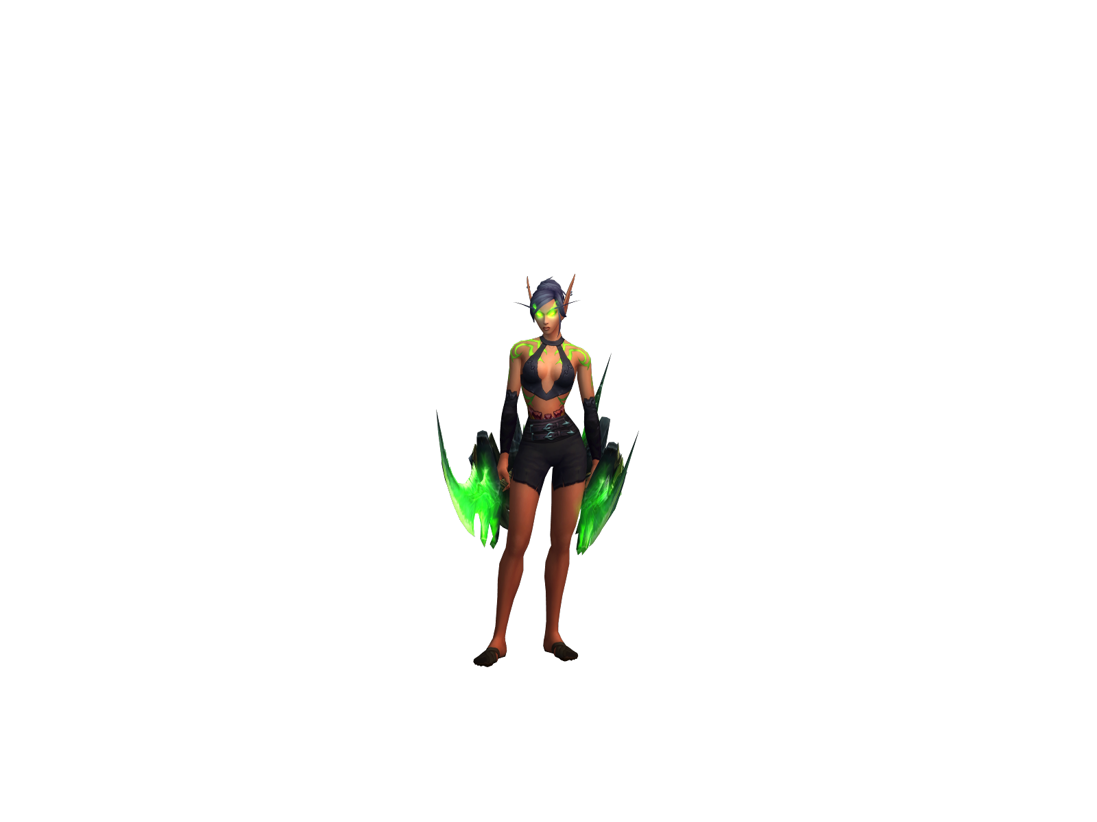 Tirisf 3D character render