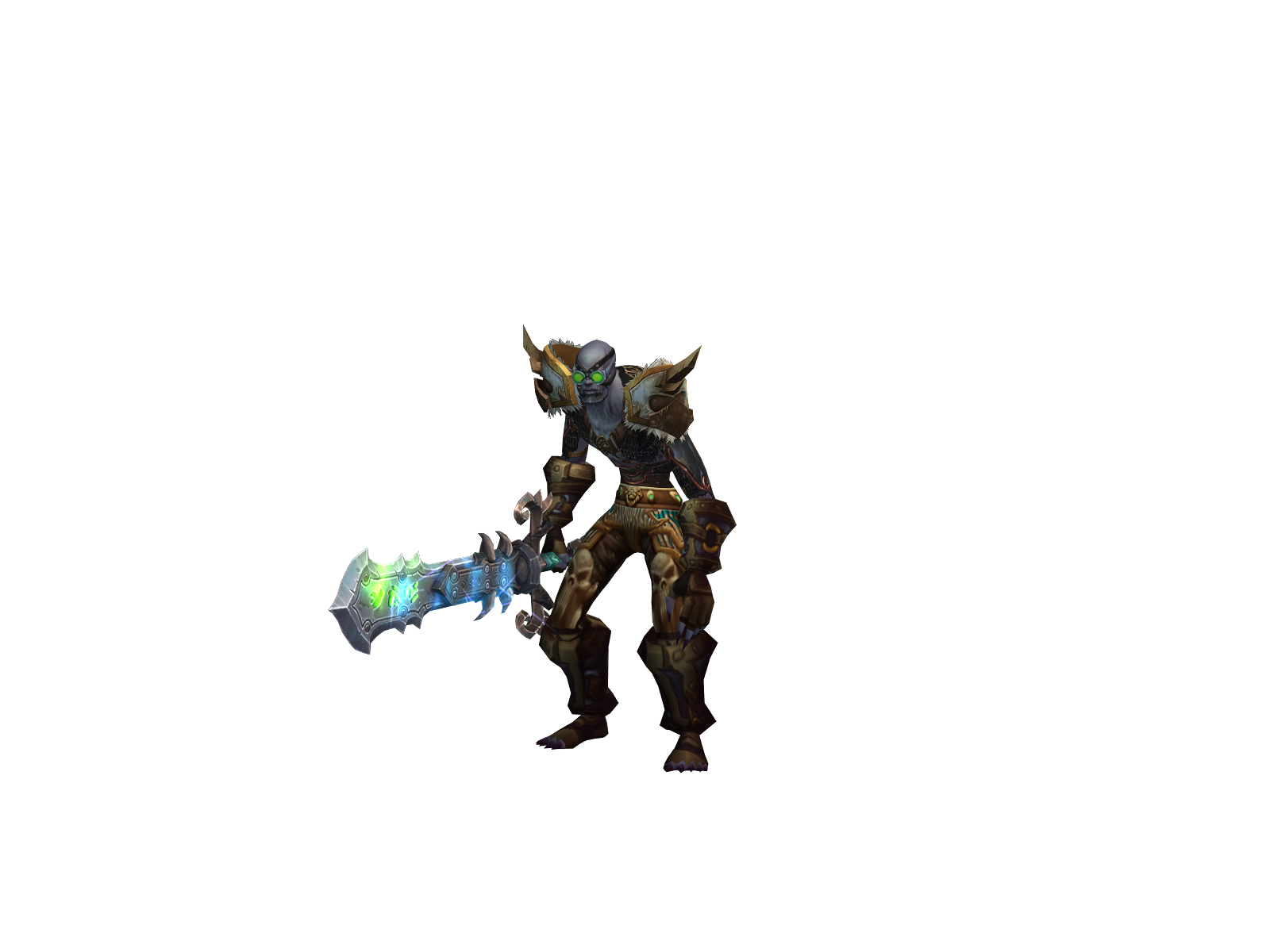 Gravelord 3D character render