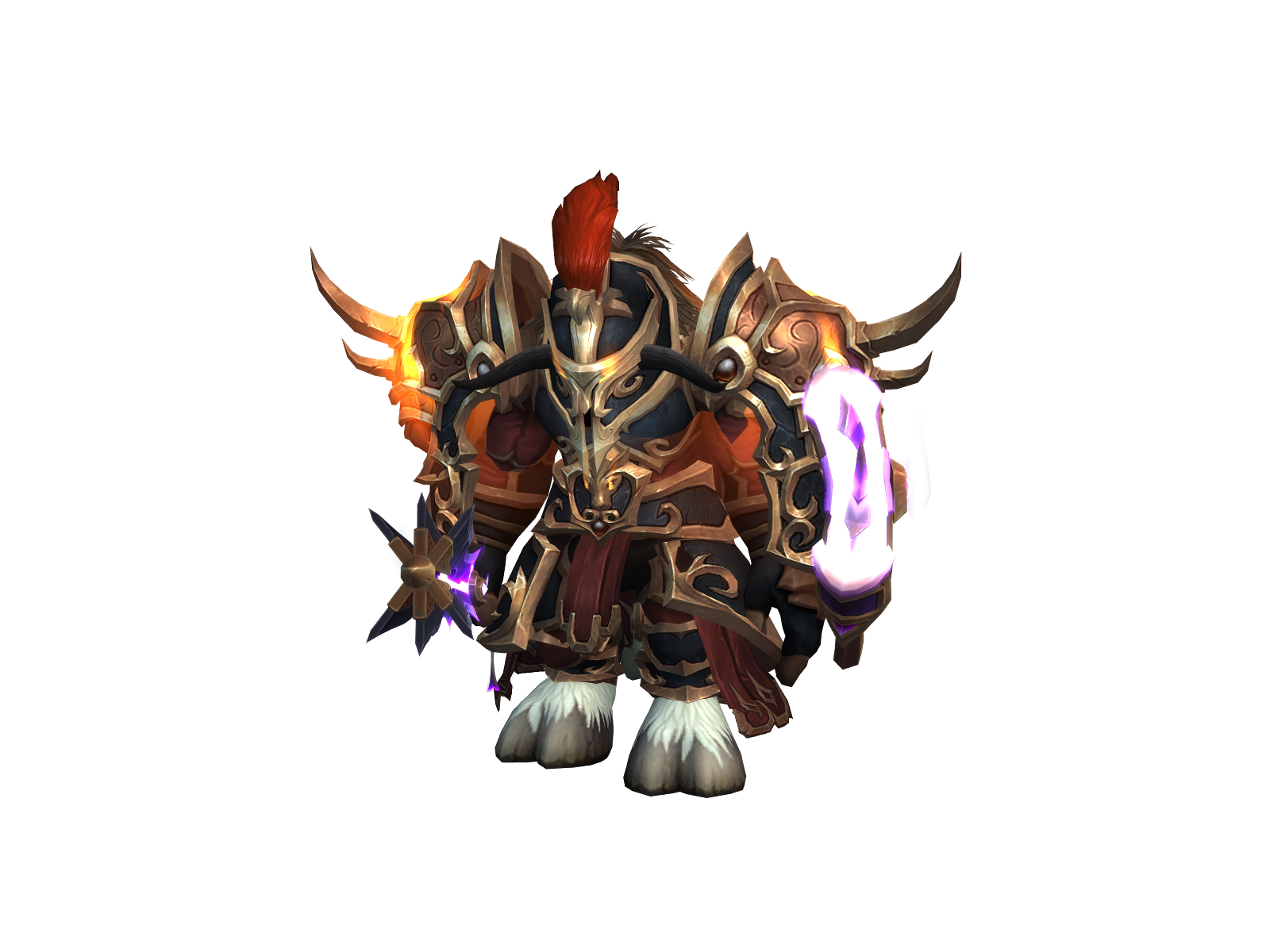 Tigeroni 3D character render