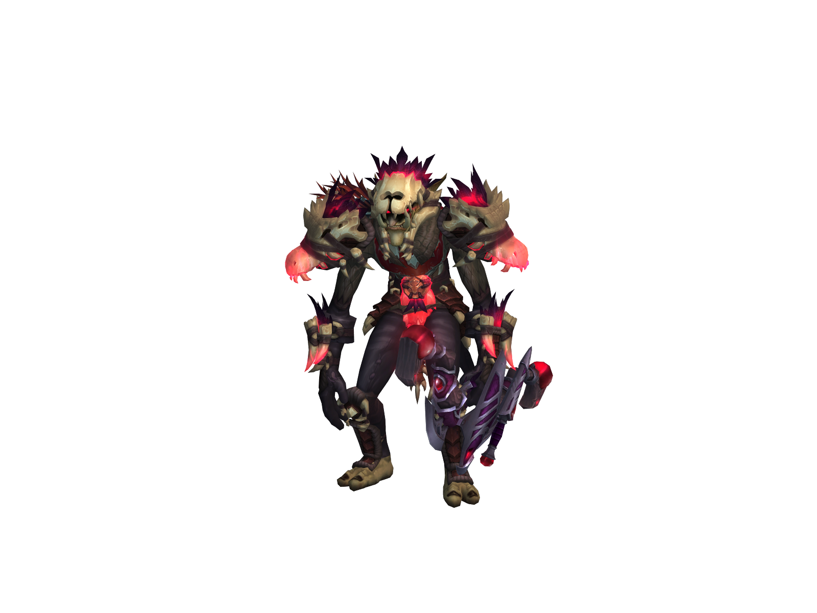 Deebones 3D character render