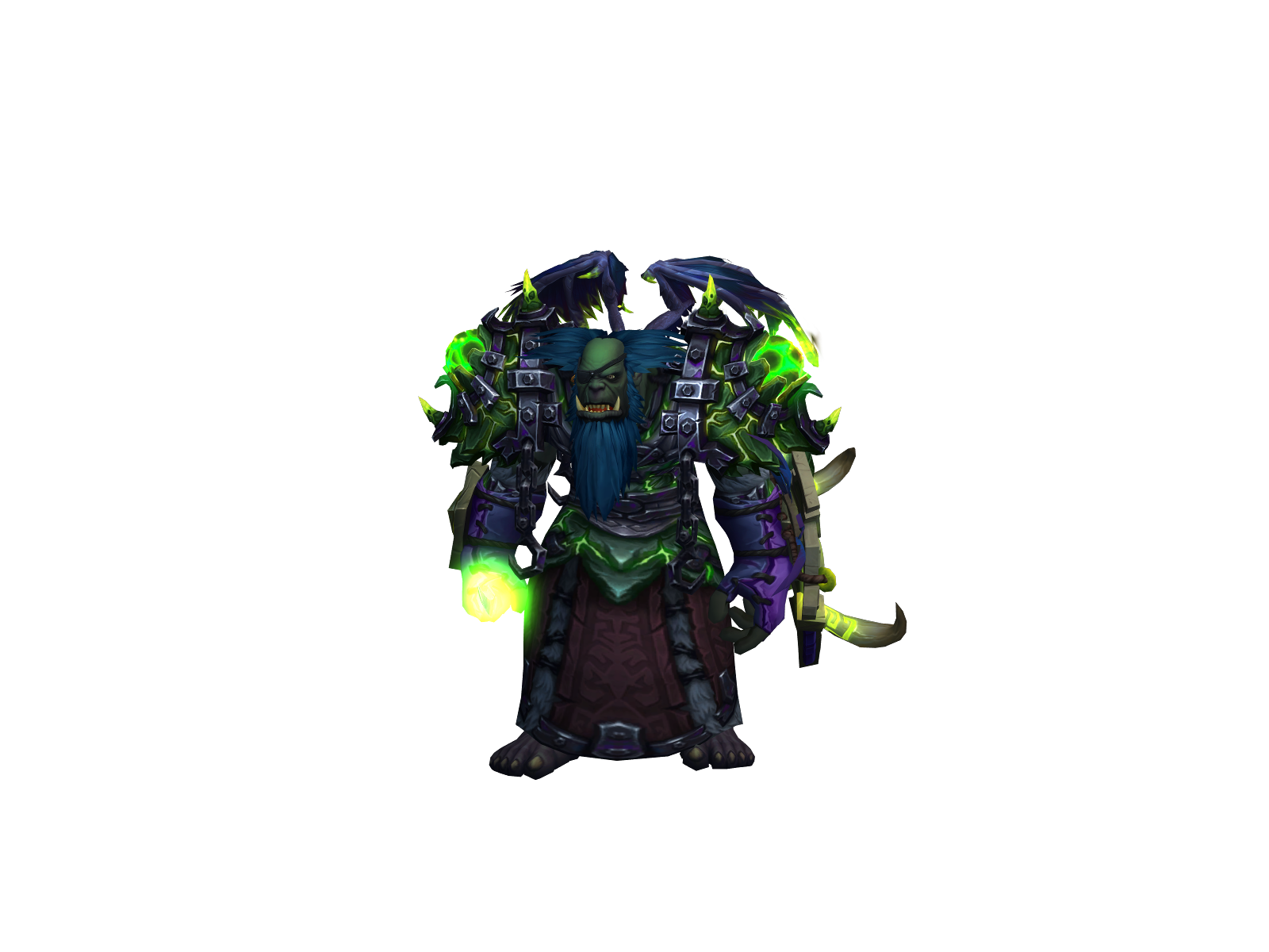 Nightfalls 3D character render