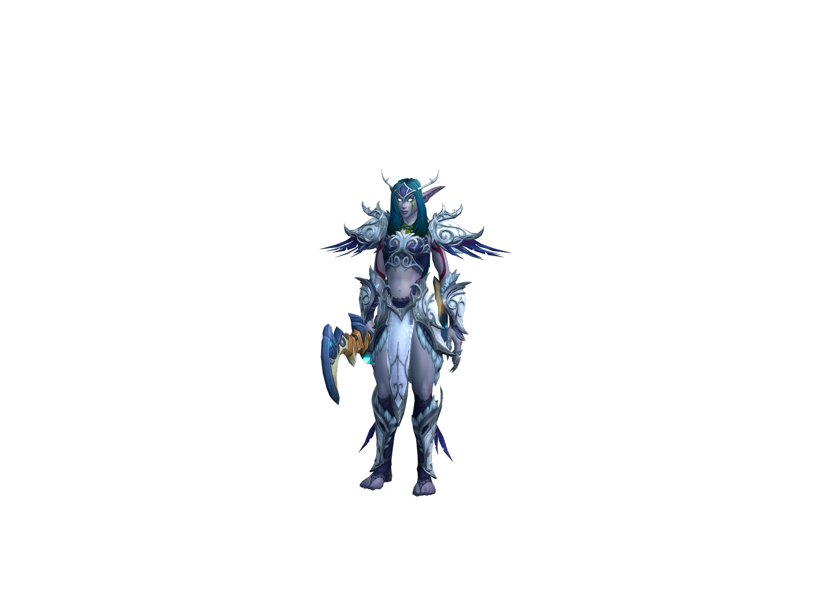 Quietmalard 3D character render