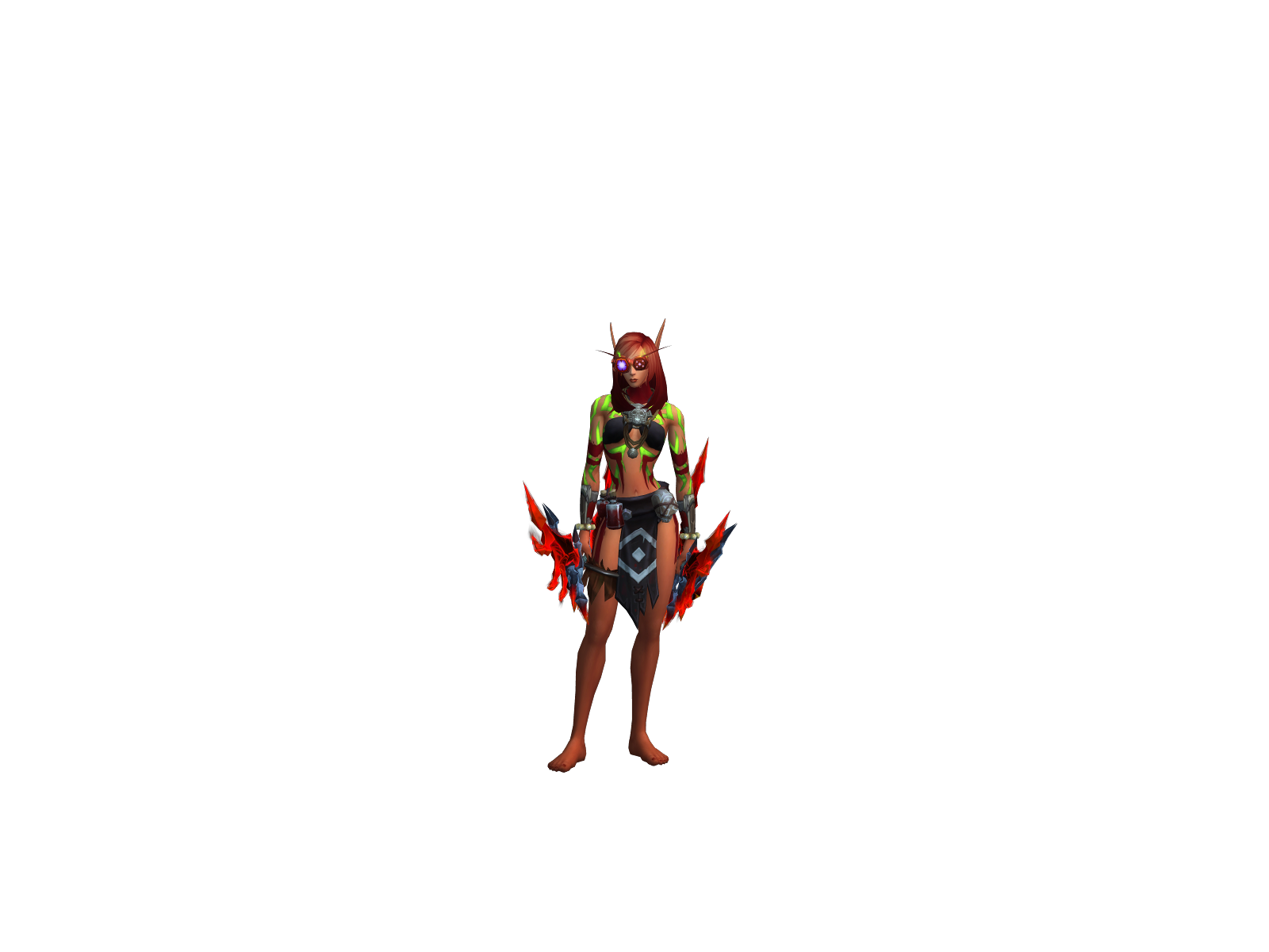 Dorisselinè 3D character render