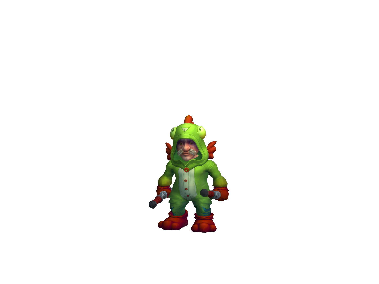 Nips 3D character render