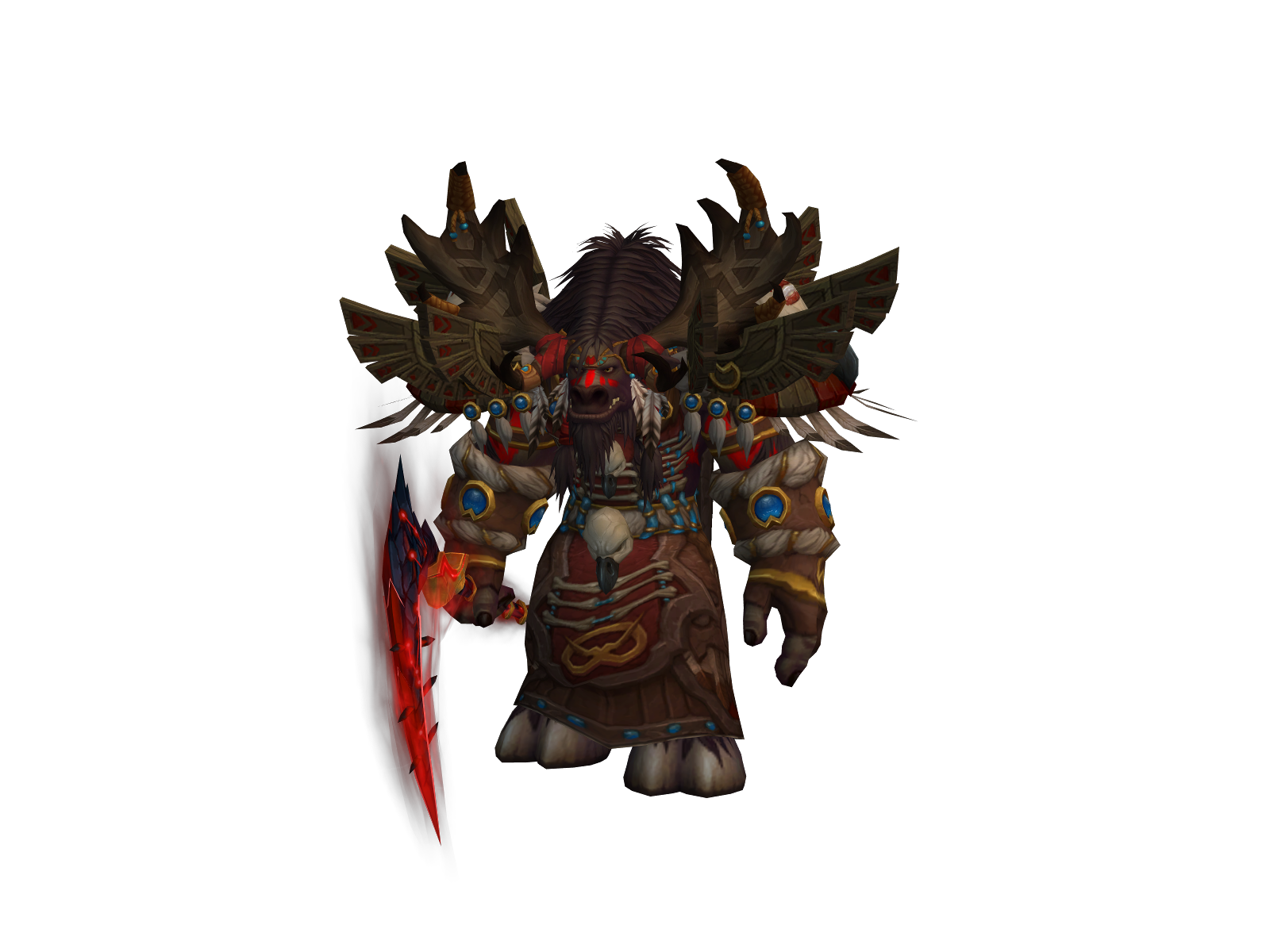 Bullrush 3D character render