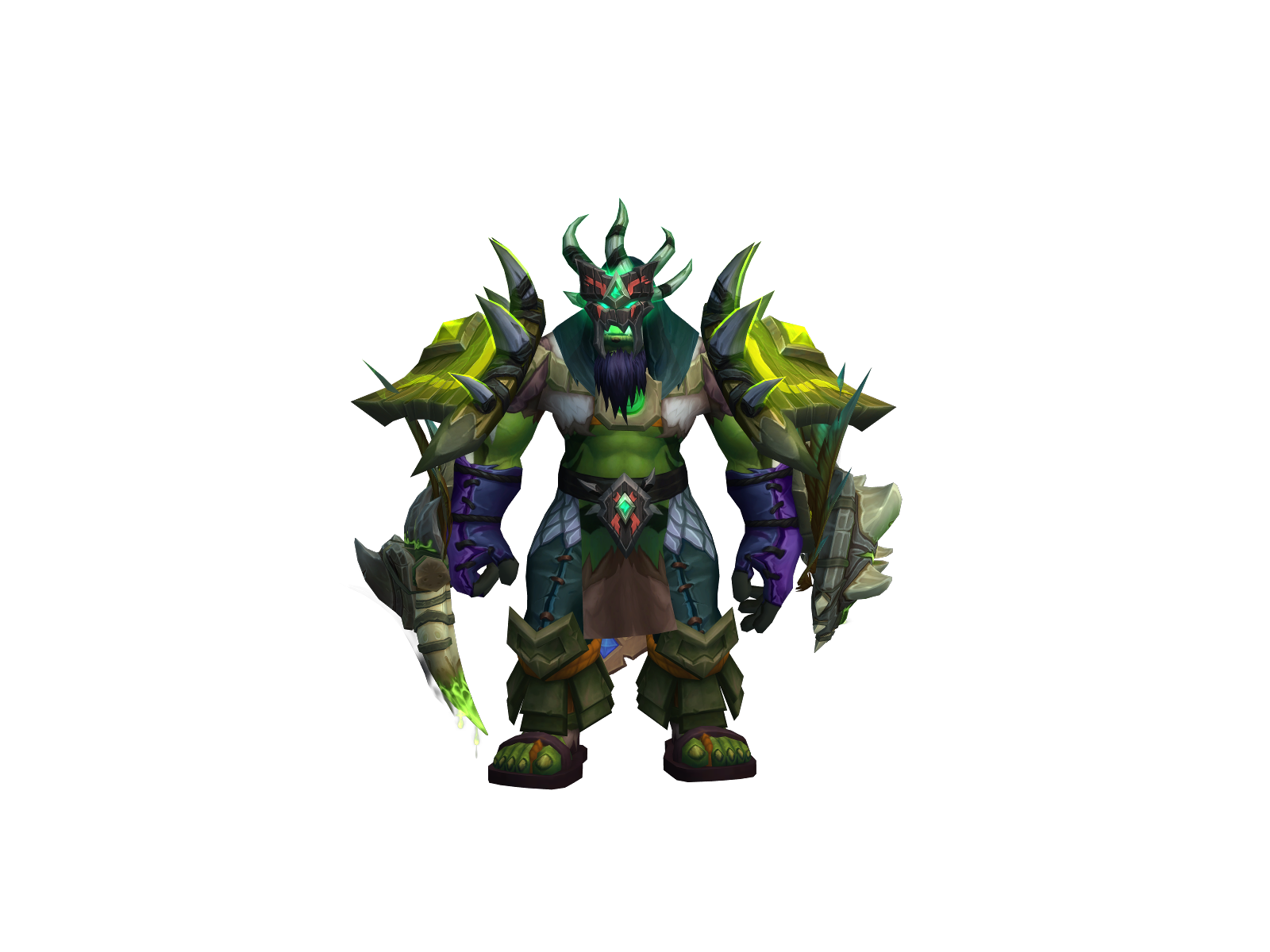 Shamjester 3D character render
