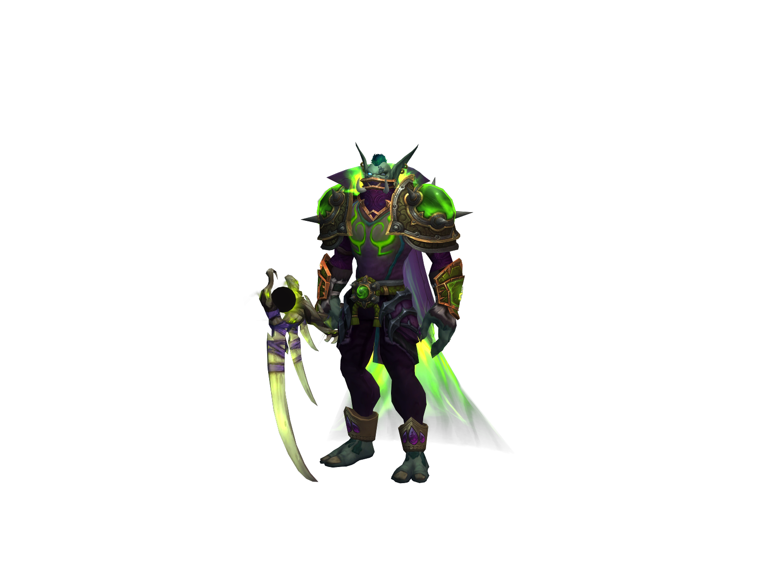 Burlymon 3D character render