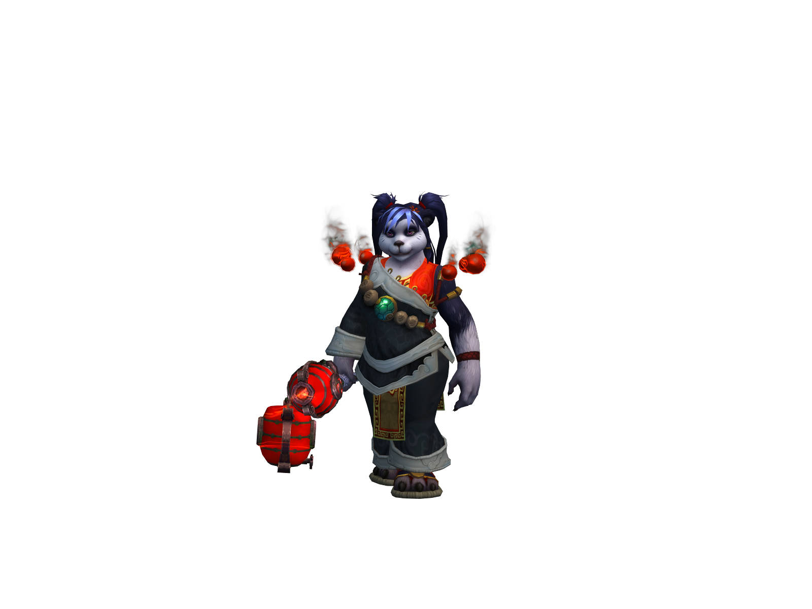 Pandacham 3D character render