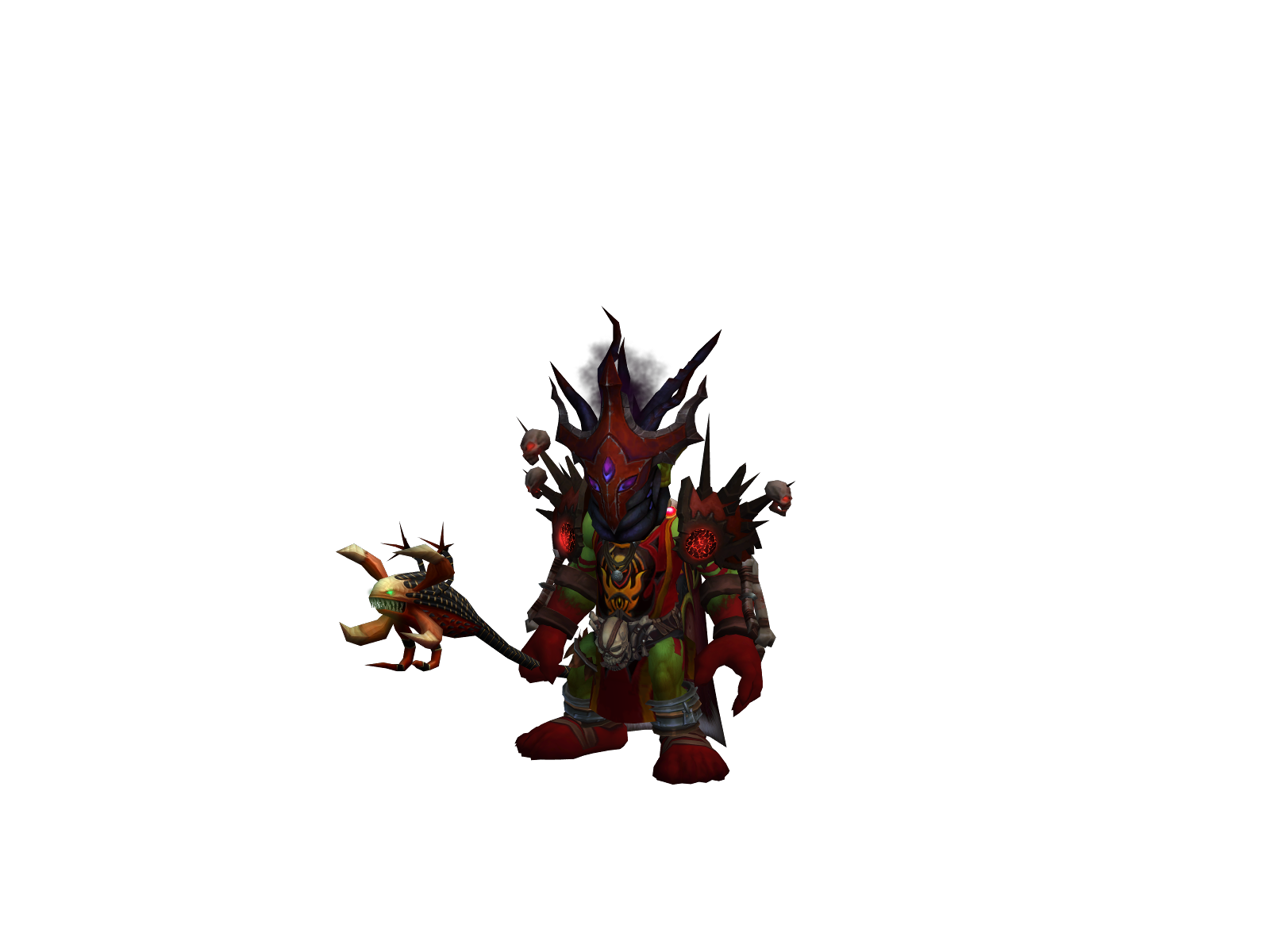 Grumpyzombie 3D character render