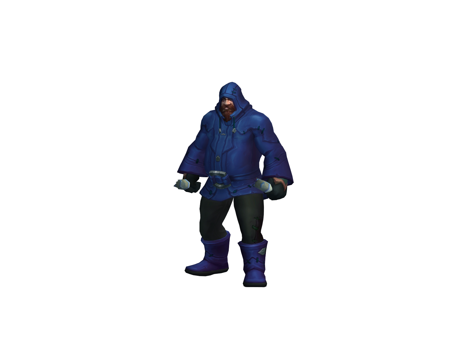 Chubby 3D character render