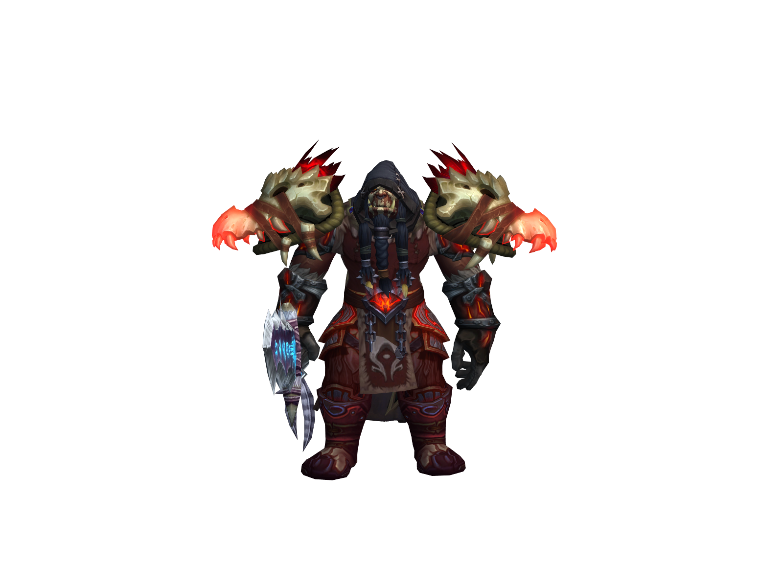 Hawktwoah 3D character render